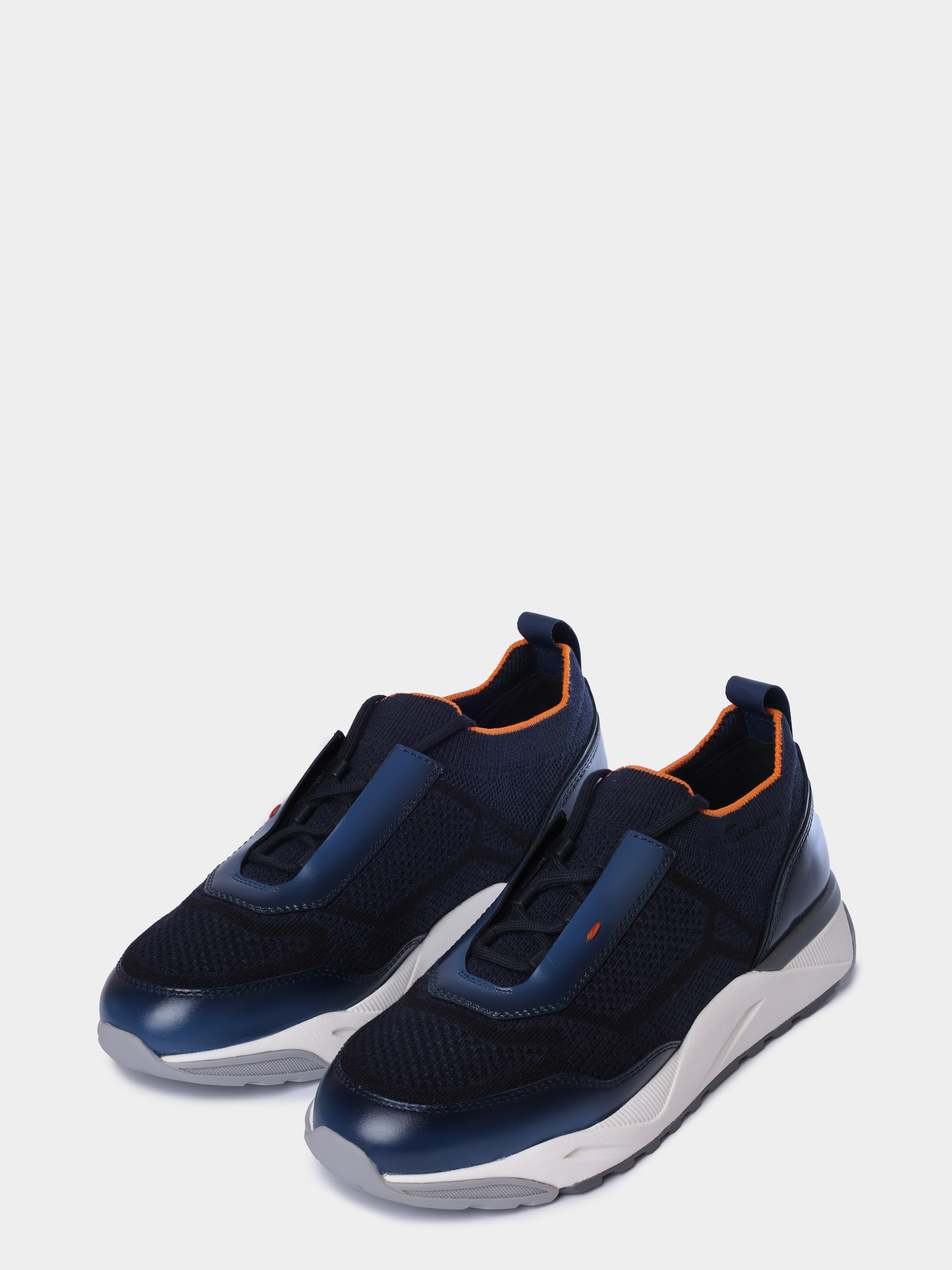 Кроссовки Santoni MBIG22135BGRNOTZU61 комбинированные мужские — купить в интернет-магазине Verdistore