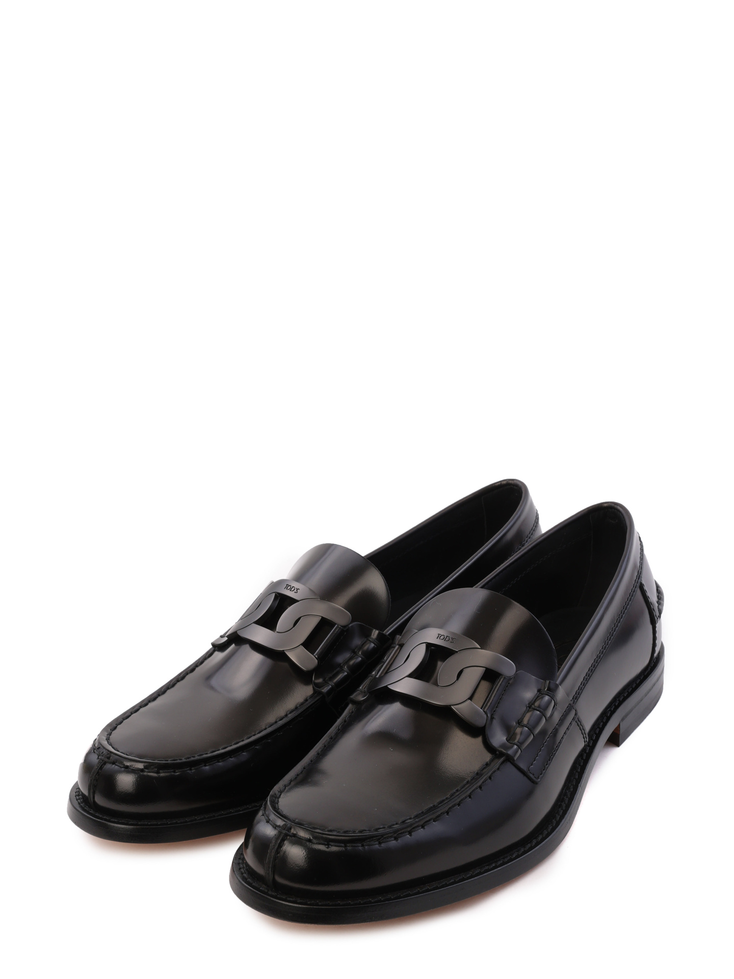 Лоферы из гладкой кожи с каблуком и поднятым носком — купить в интернет-магазине Verdistore