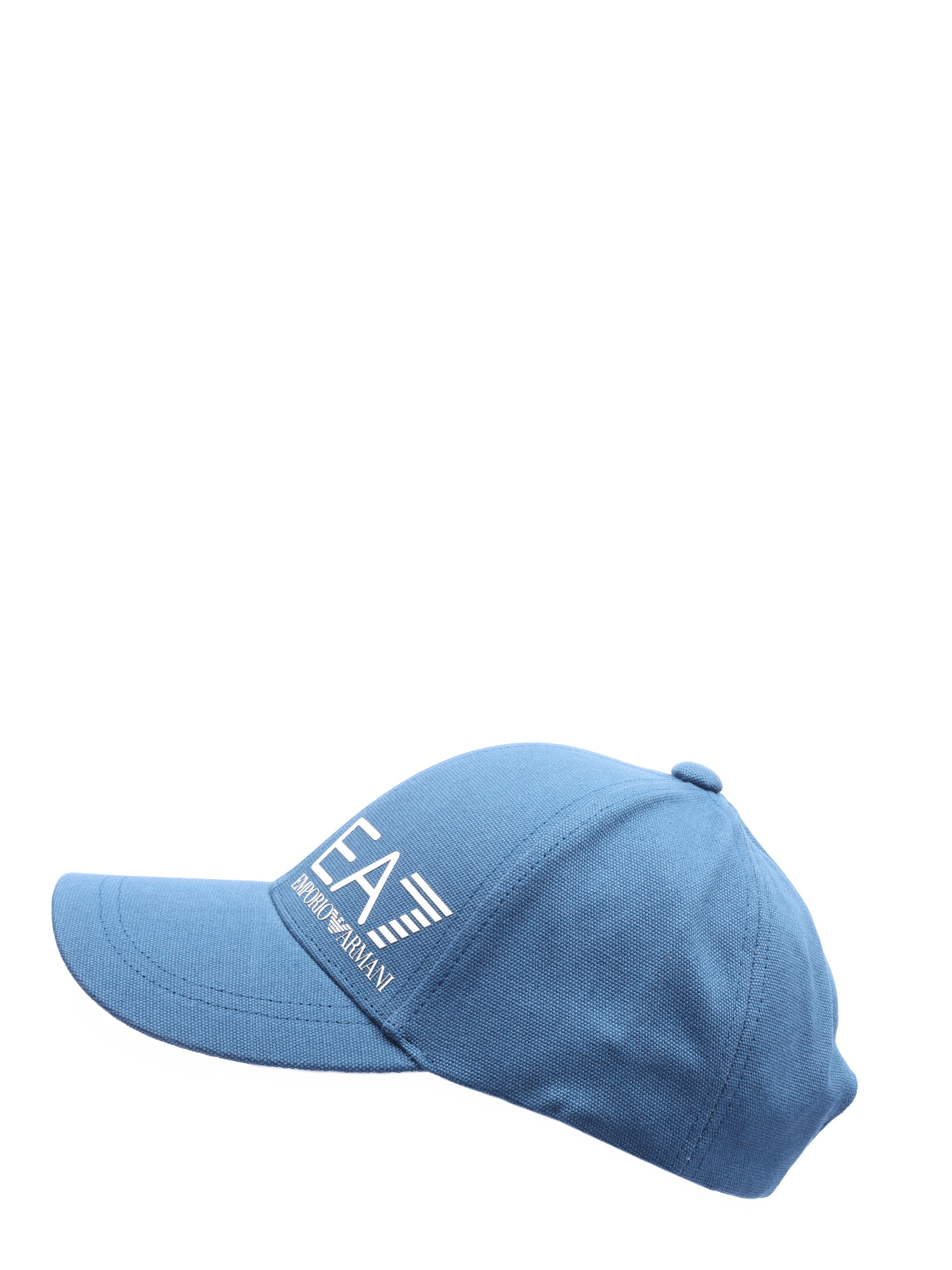 Бейсболка голубая из хлопка с крупным логотипом — купить в интернет-магазине Verdistore