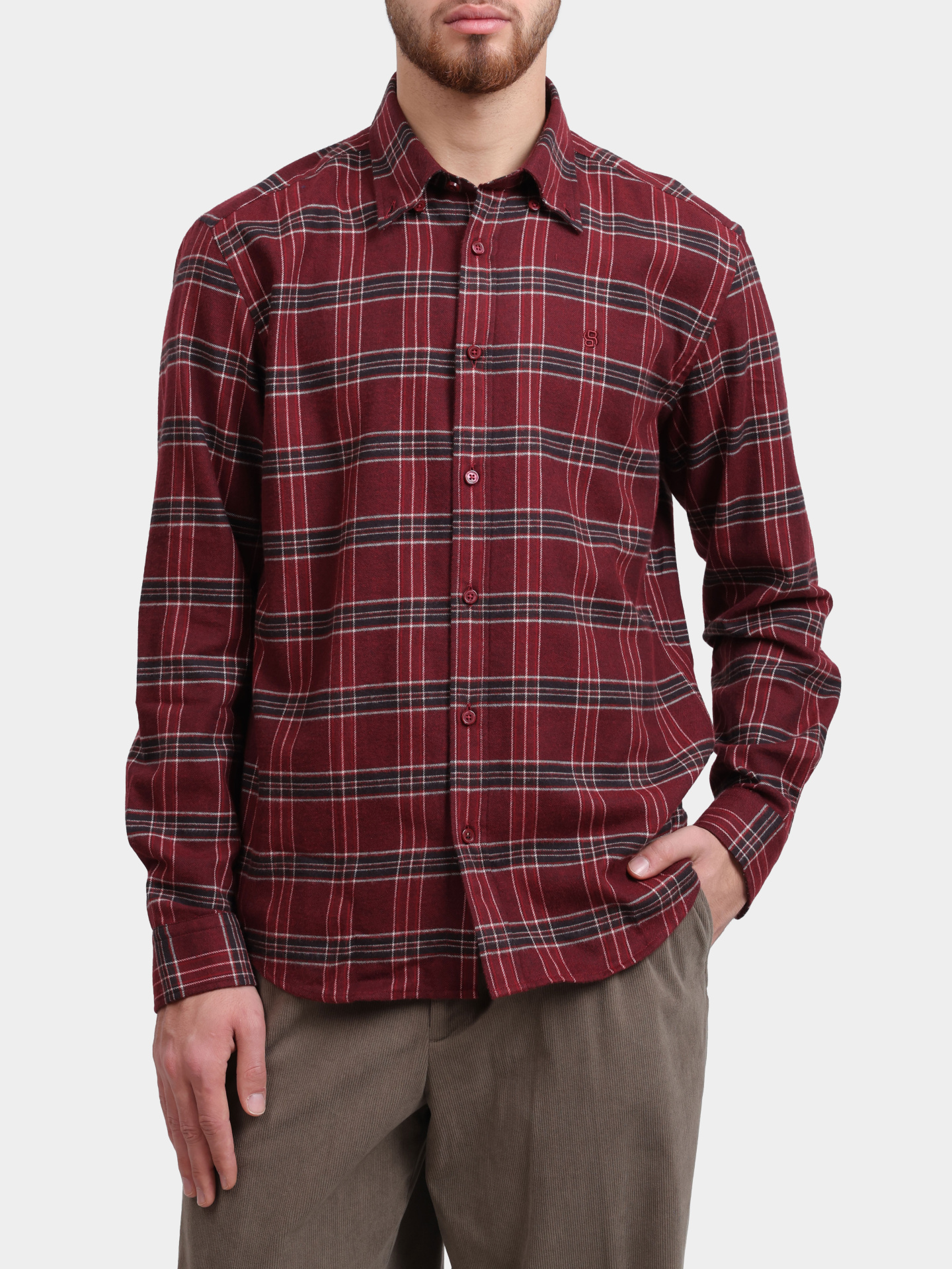 Рубашка Boss 50550049 602 клетчатая мужская — купить в интернет-магазине Verdistore