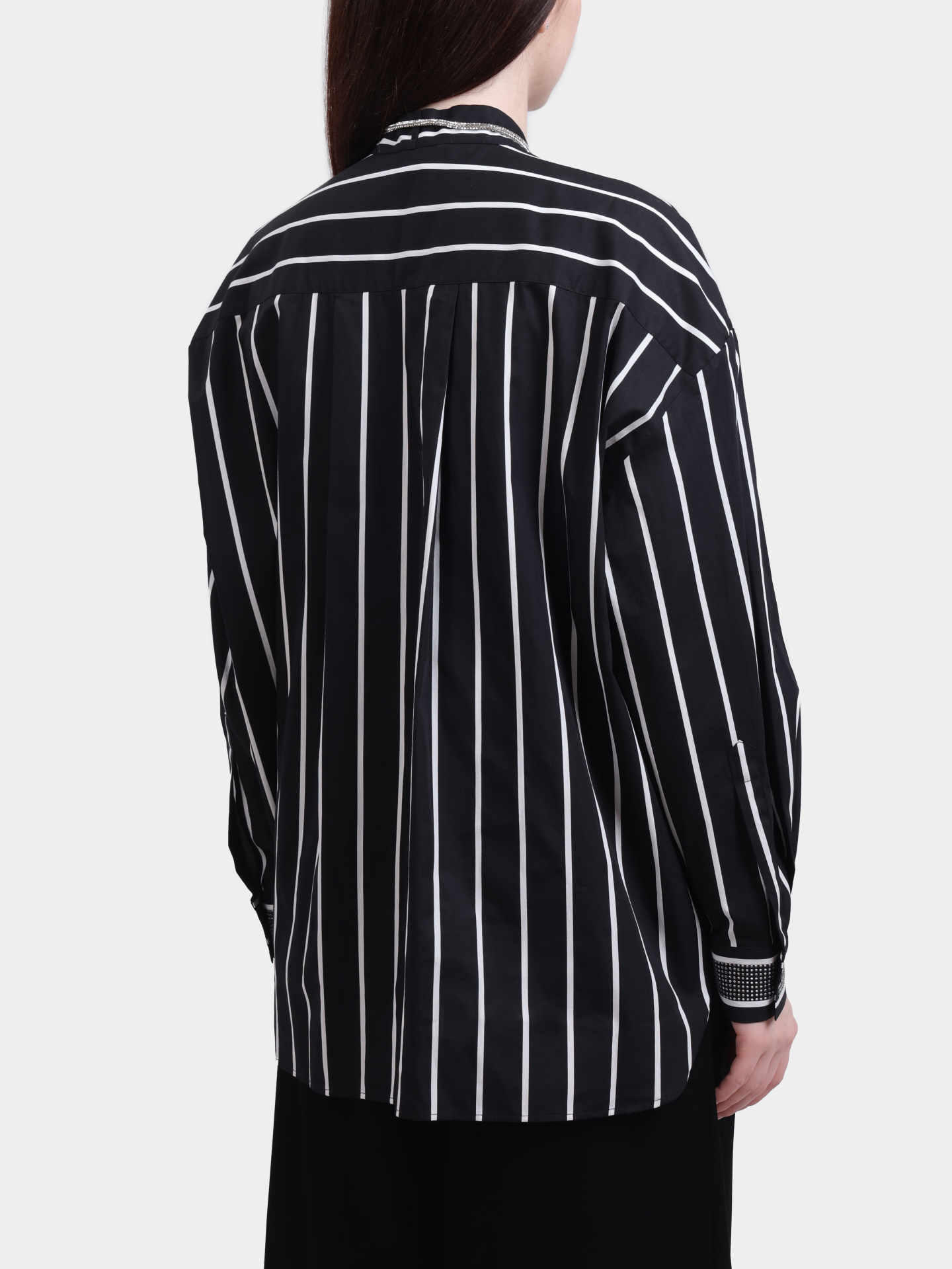 Рубашка Pinko 105606 A2TB ZZ2 хлопковая женская в полоску — купить в интернет-магазине Verdistore