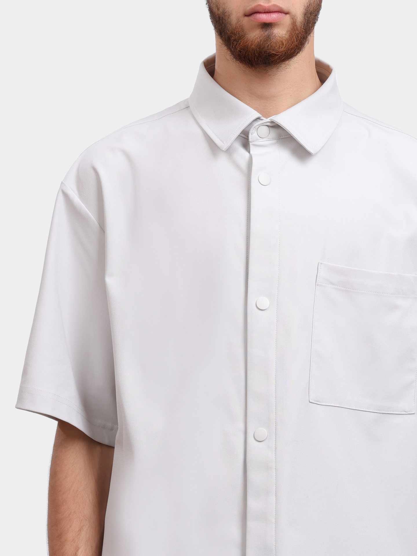Рубашка Calvin Klein Jeans J30J325337 PC8 светло-серая мужская — купить в интернет-магазине Verdistore