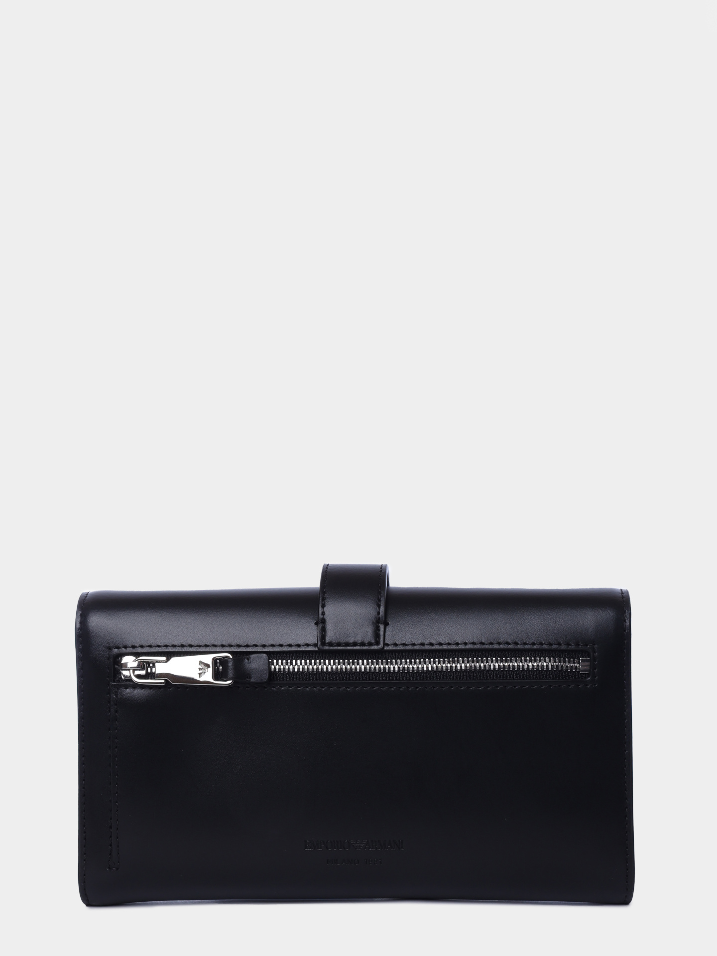 Клатч Emporio Armani EW004420 AF25356 UC001 черный женский с крупной металлической застежкой — купить в интернет-магазине Verdistore