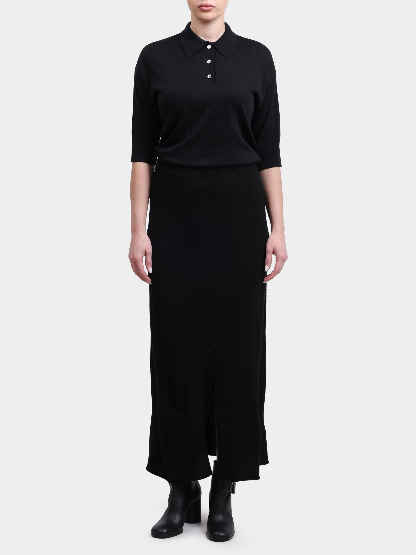 Юбка Alpha Studio AD-4244M 2002 женская с разрезом — купить в интернет-магазине Verdistore