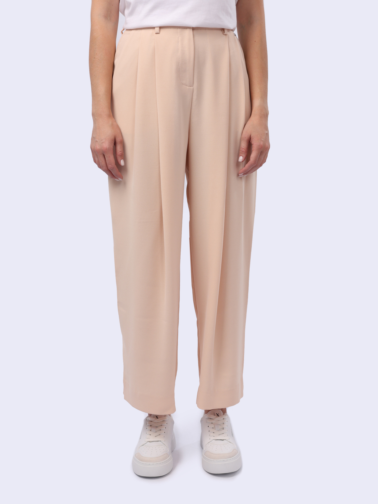 Брюки Armani Exchange 3DYP05 YN9JZ 14BD пудровые женские — купить в интернет-магазине Verdistore