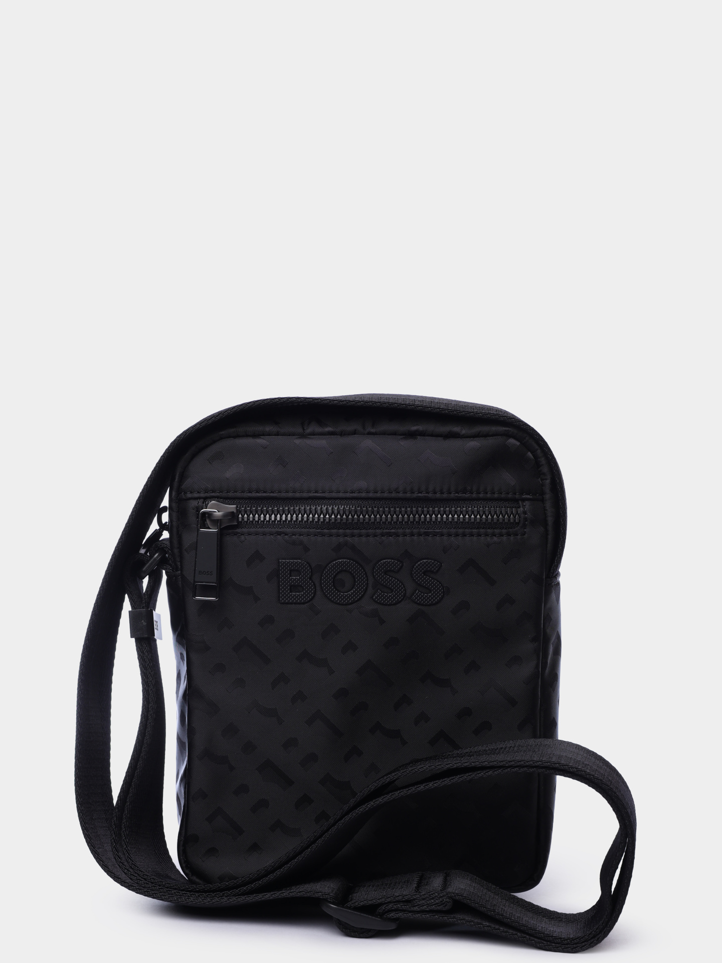 Сумка Boss 50541467 001 черная мужская с логотипом — купить в интернет-магазине Verdistore
