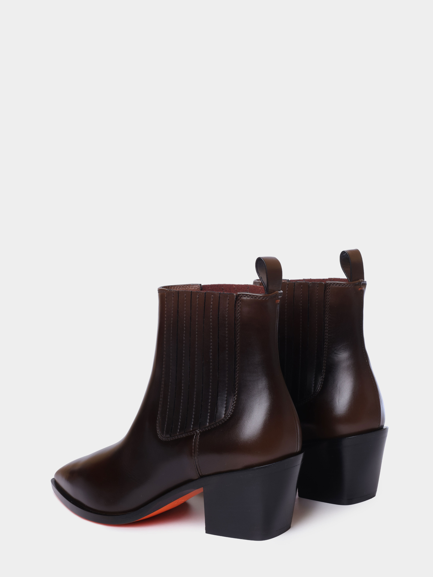 Ботильоны Santoni WTOG71799BJ2NHUYM40 кожаные женские — купить в интернет-магазине Verdistore