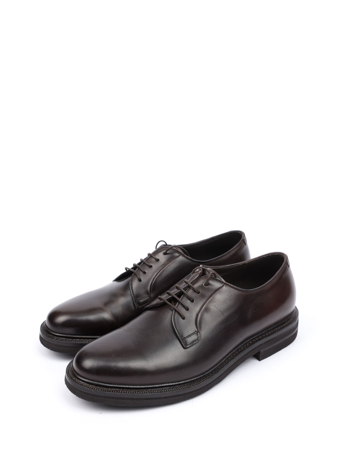 Дерби Brunello Cucinelli MZUREAE971 кожаные мужские — купить в интернет-магазине Verdistore