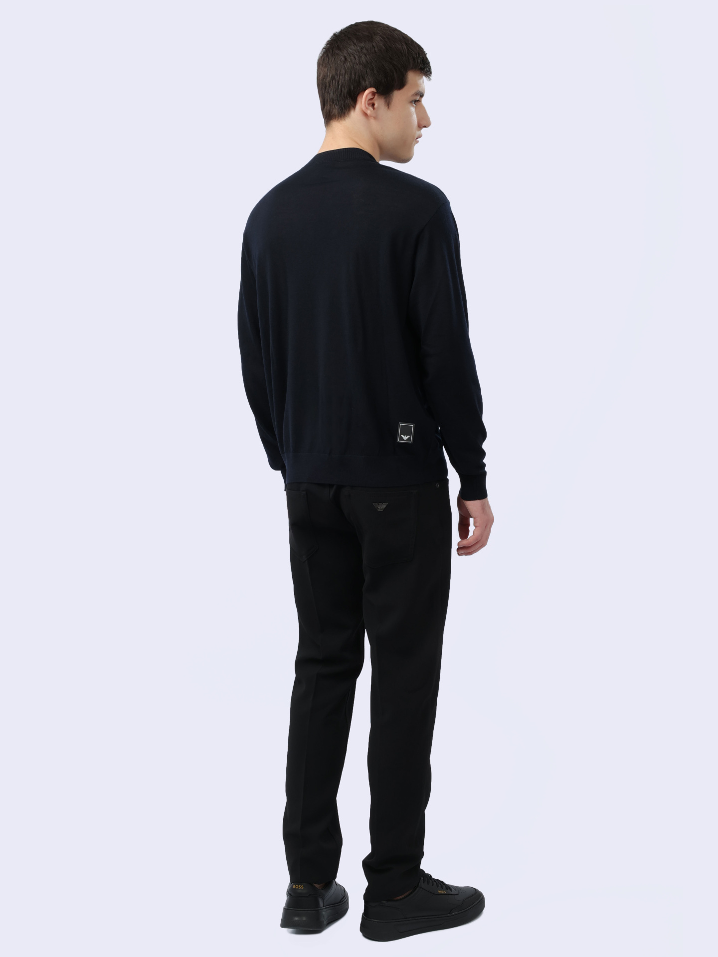 Джемпер Emporio Armani EM000048 AF10064 UB118 шерстяной мужской — купить в интернет-магазине Verdistore