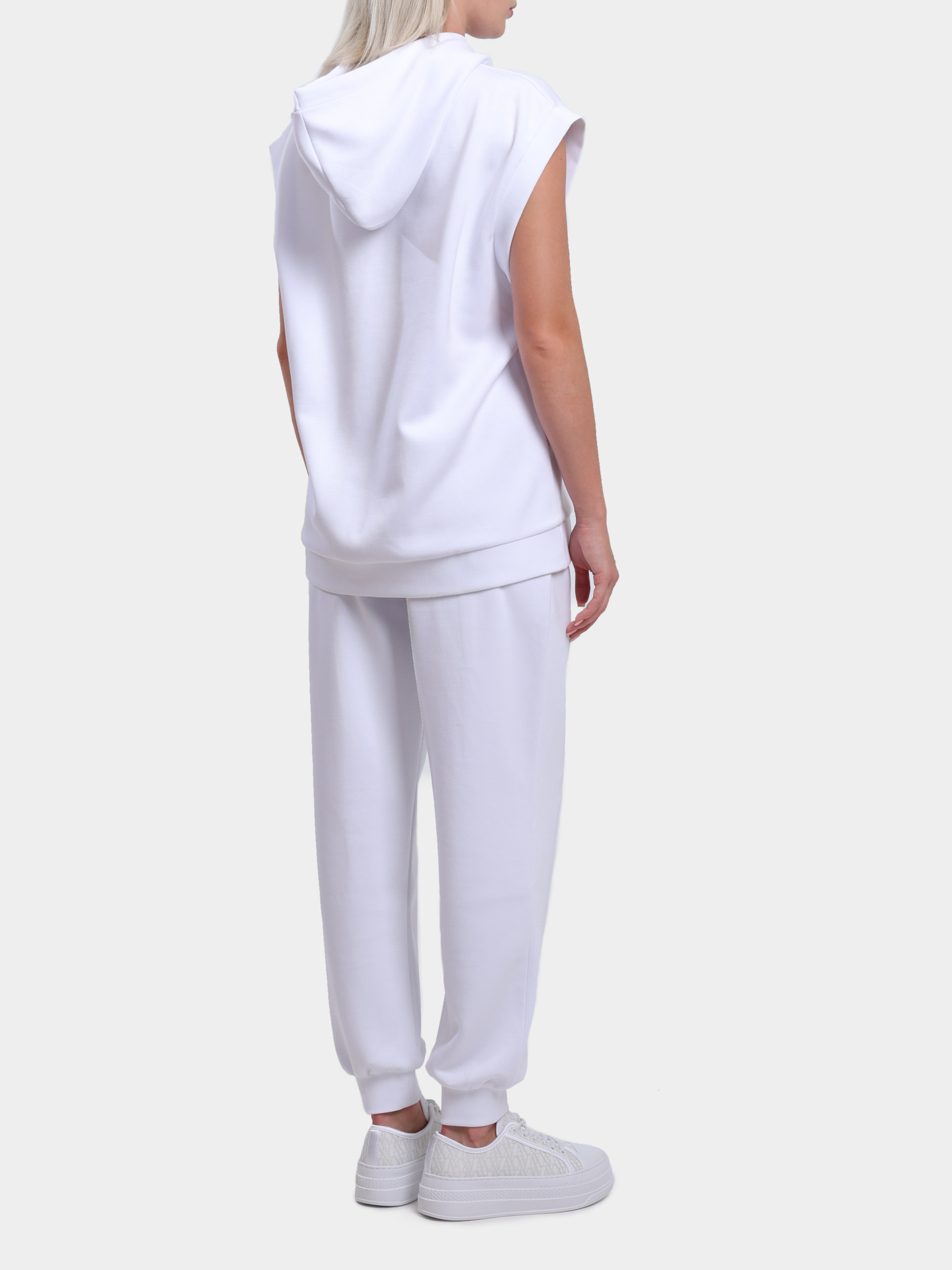 Худи Armani Exchange XW000276 AF12819 U0002 белое женское — купить в интернет-магазине Verdistore