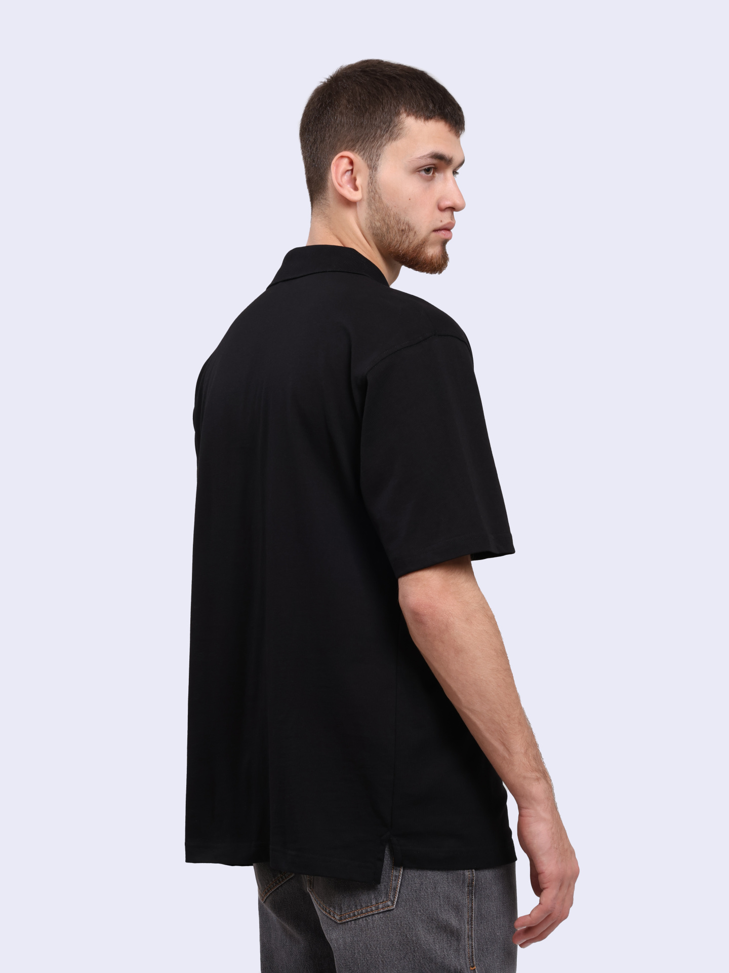 Поло Diesel A112510CLBR9XX хлопковое мужское на молнии — купить в интернет-магазине Verdistore