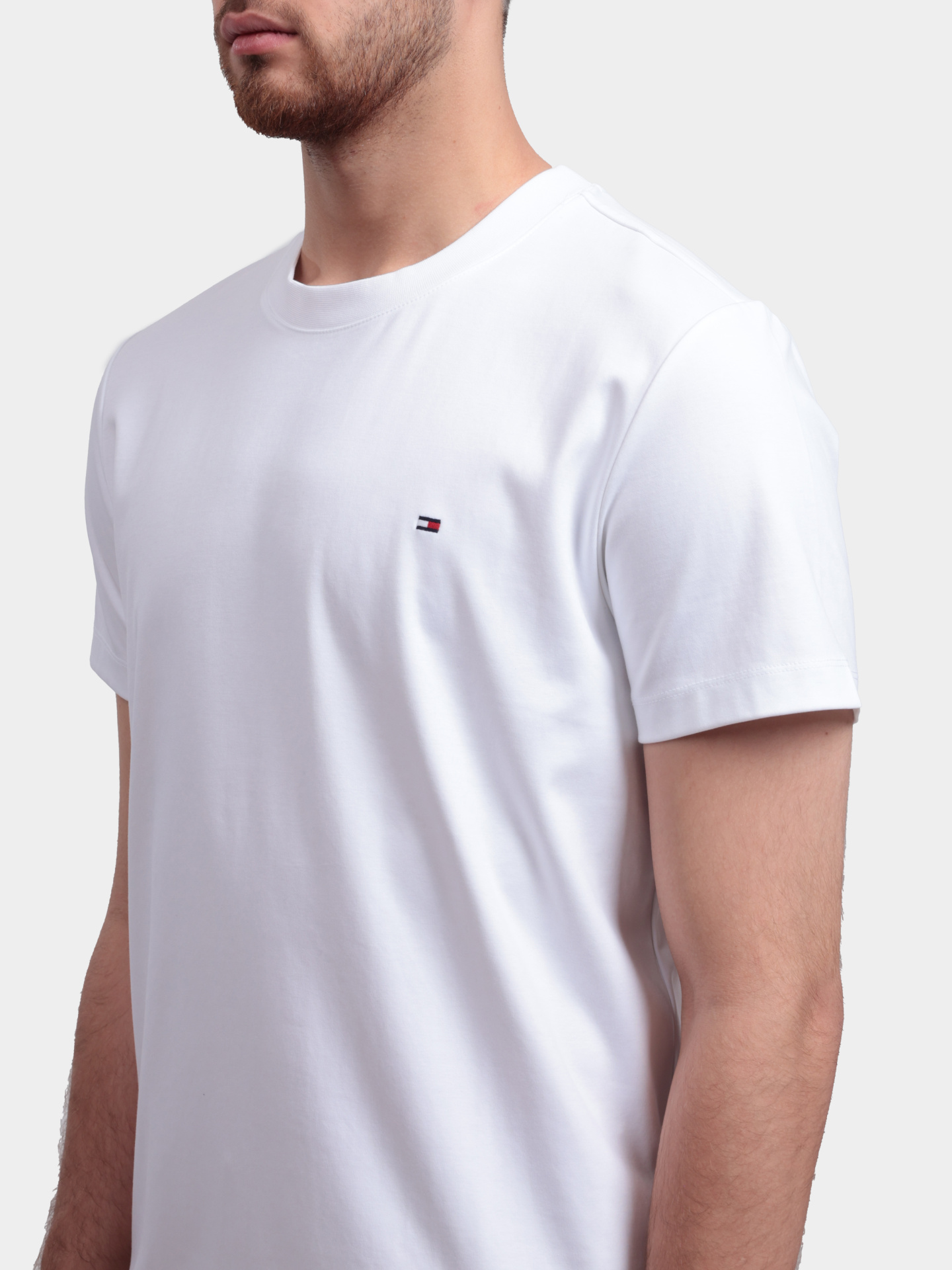 Футболка Tommy Jeans MW0MW33202 YBR хлопковая мужская — купить в интернет-магазине Verdistore