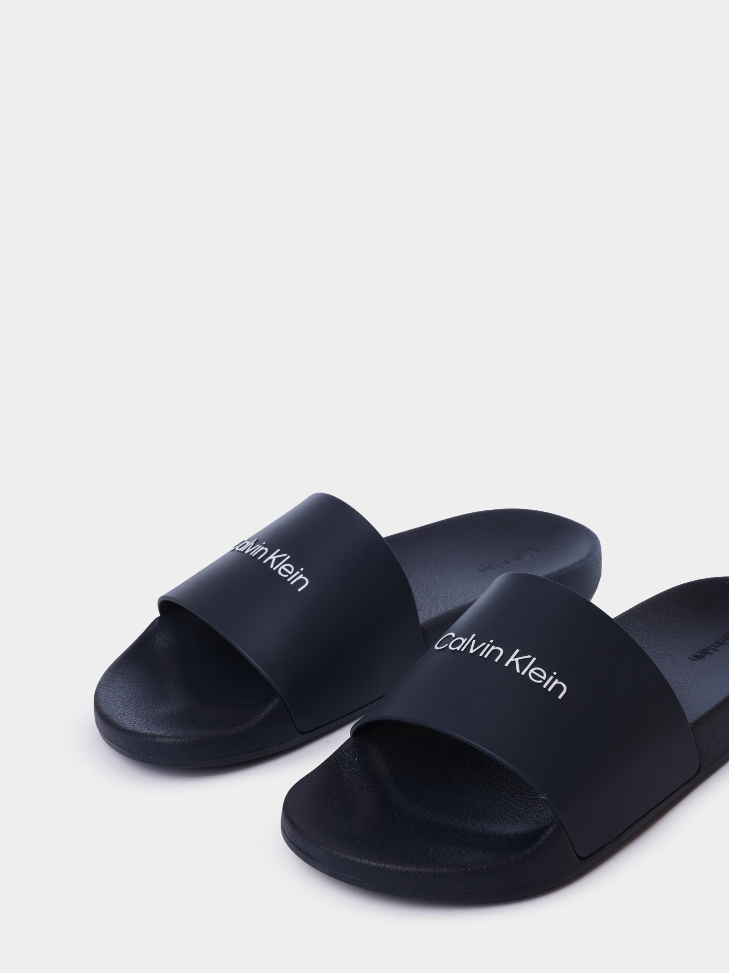 Шлепанцы Calvin Klein HM0HM00455 DW4 темно-синие мужские — купить в интернет-магазине Verdistore