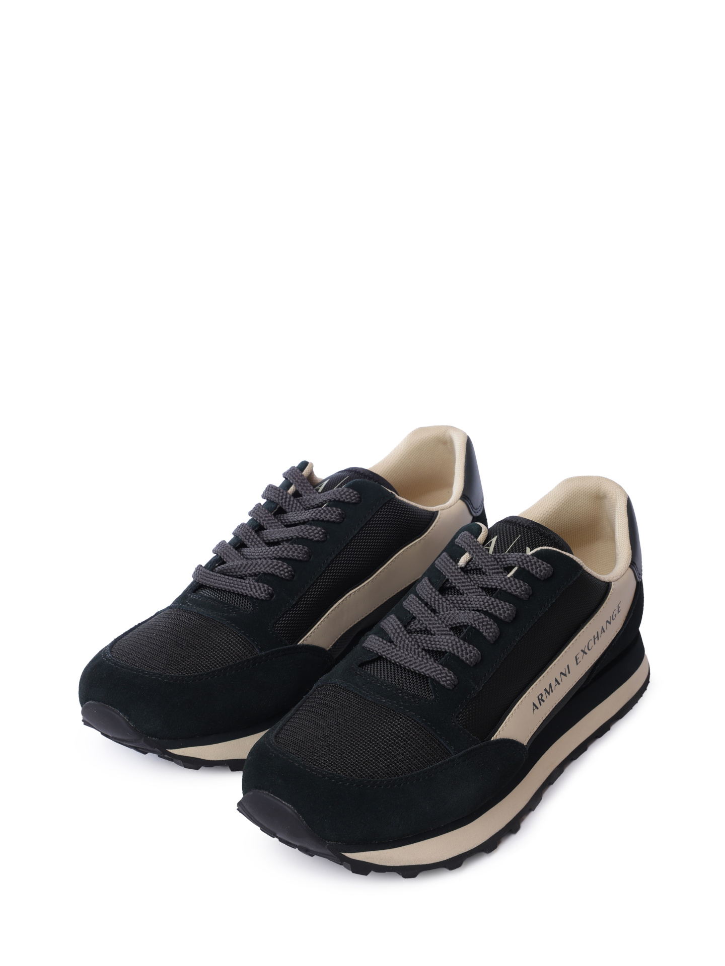 Кроссовки Armani Exchange XUX083 XV263 U395 комбинированные мужские с логотипом — купить в интернет-магазине Verdistore