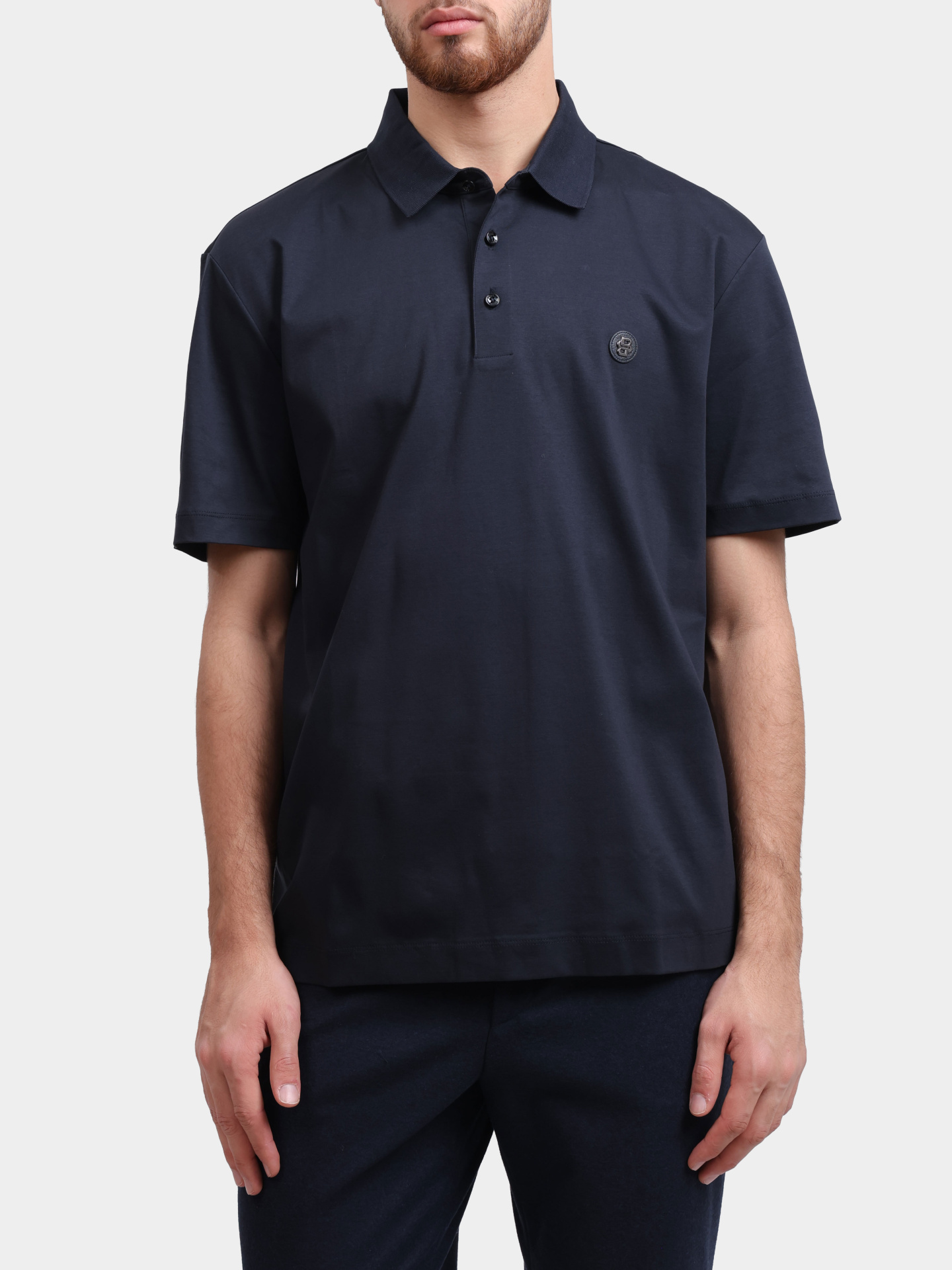 Поло Boss 50520297 406 хлопковое мужское — купить в интернет-магазине Verdistore