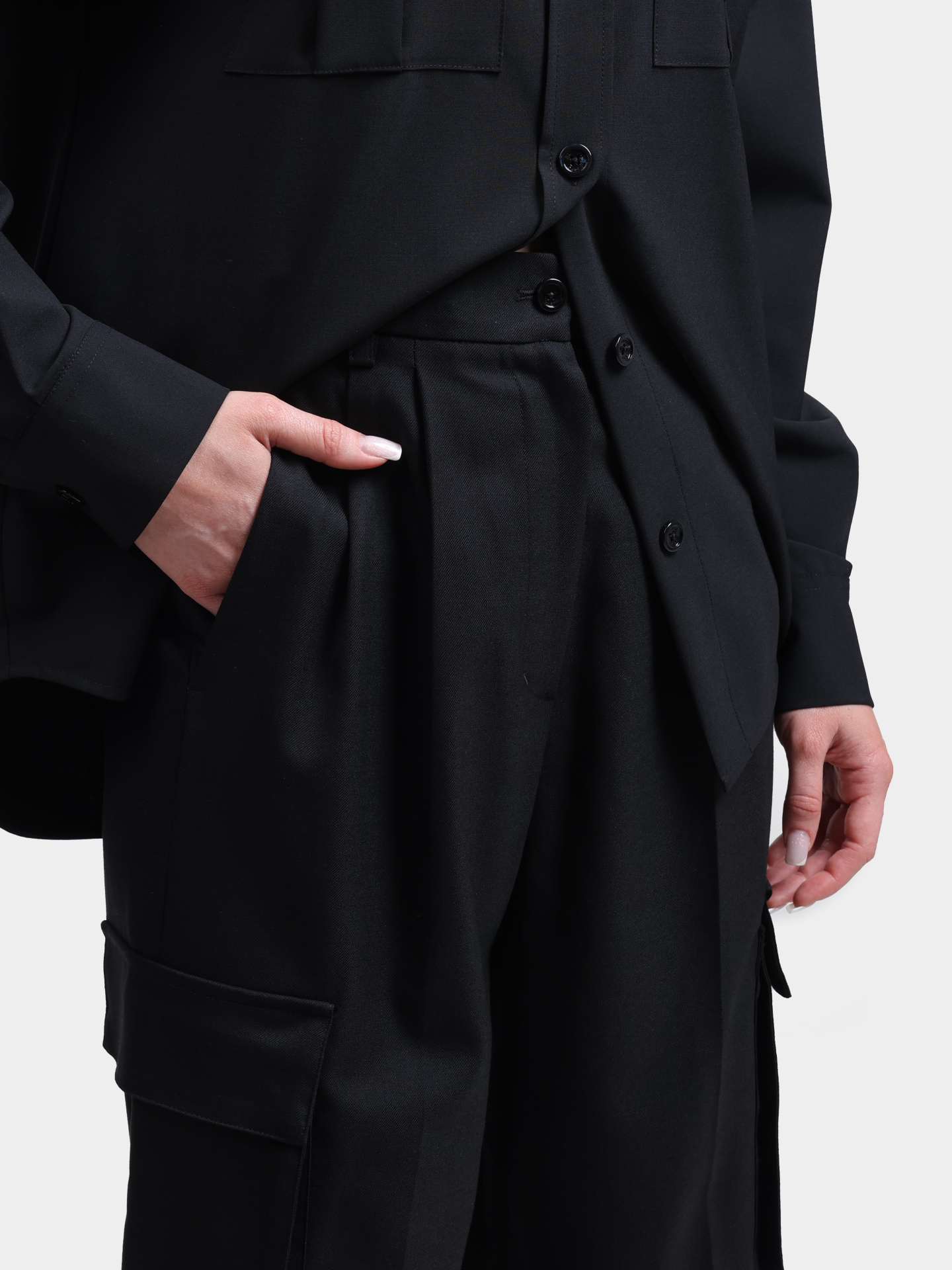 Брюки Herno PT000179D 33453 9300 черные женские  — купить в интернет-магазине Verdistore