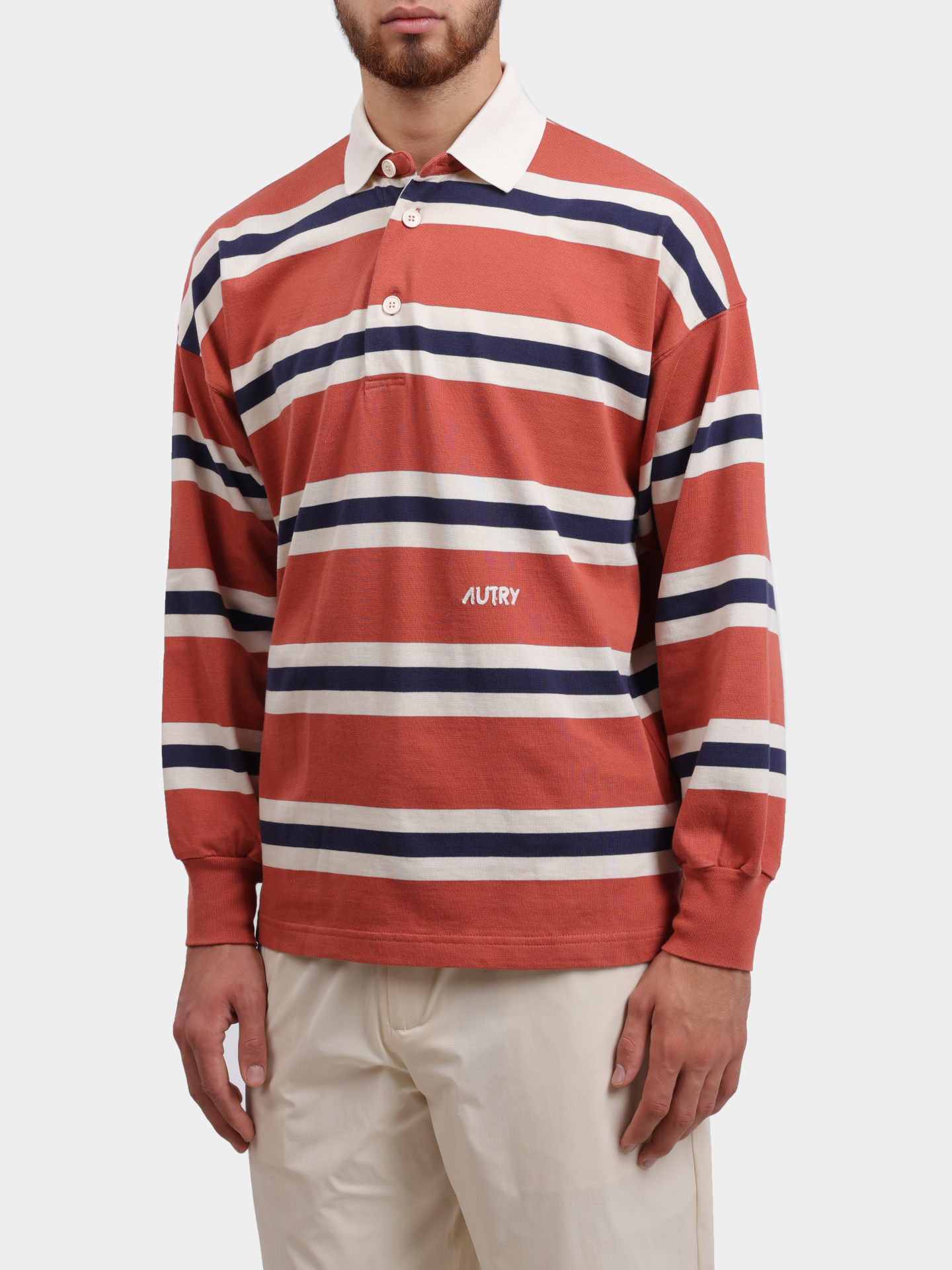 Поло POPX - 90JR хлопковое в полоску  — купить в интернет-магазине Verdistore