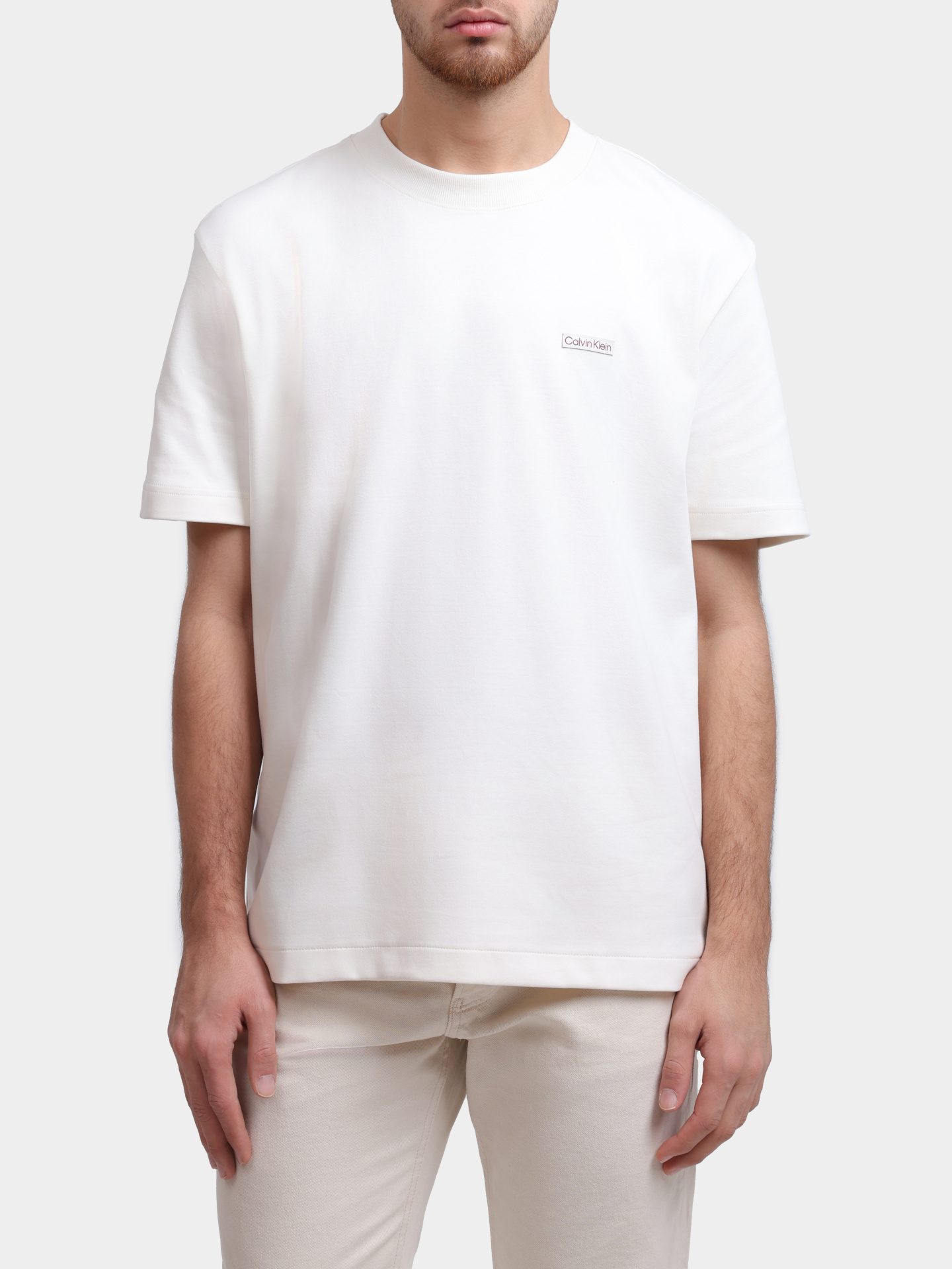 Футболка Calvin Klein Jeans J30J327234 YAS хлопковая мужская — купить в интернет-магазине Verdistore