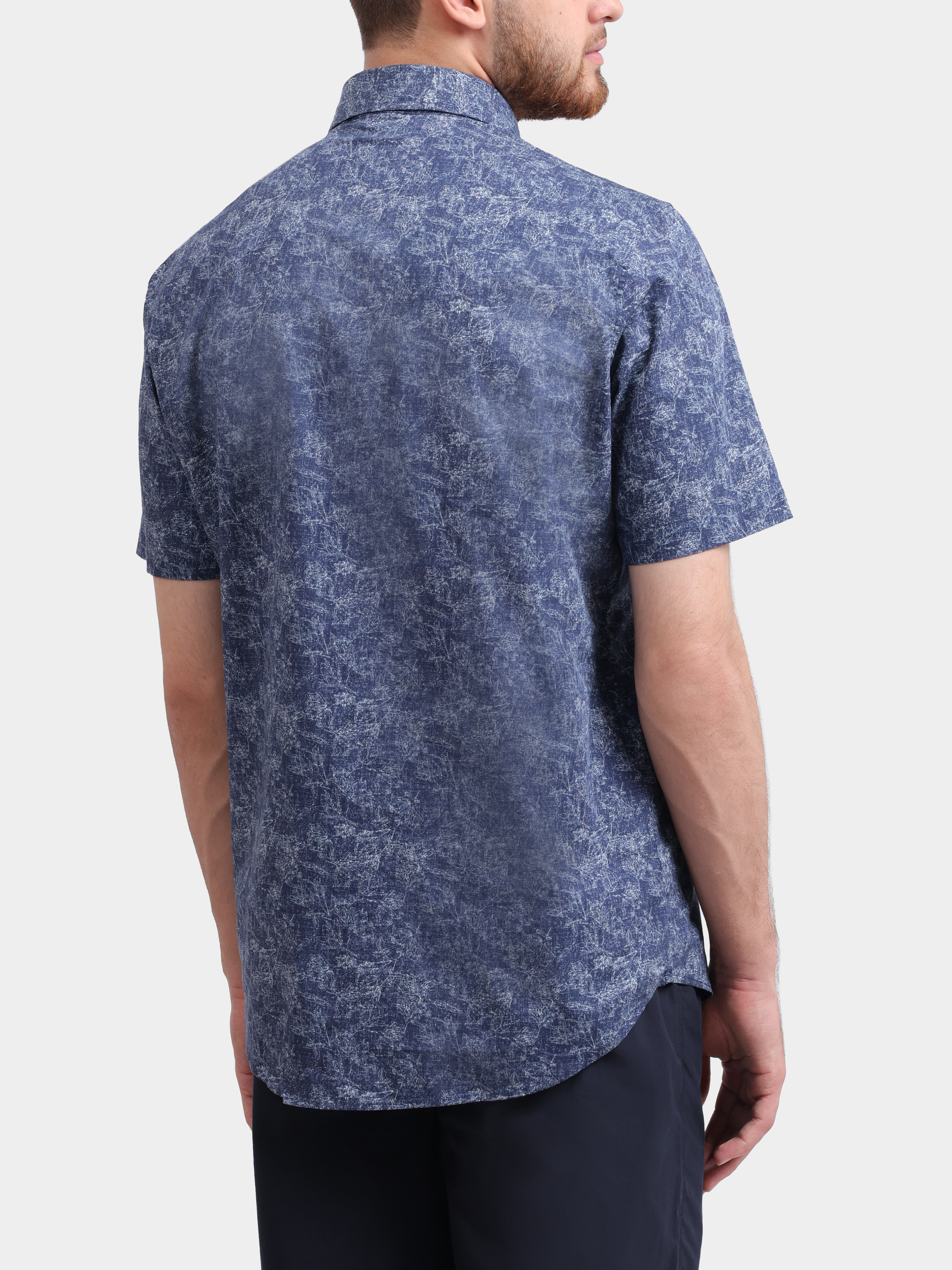 Рубашка Armani Exchange XM002284 AF22713 FB446 хлопковая мужская — купить в интернет-магазине Verdistore