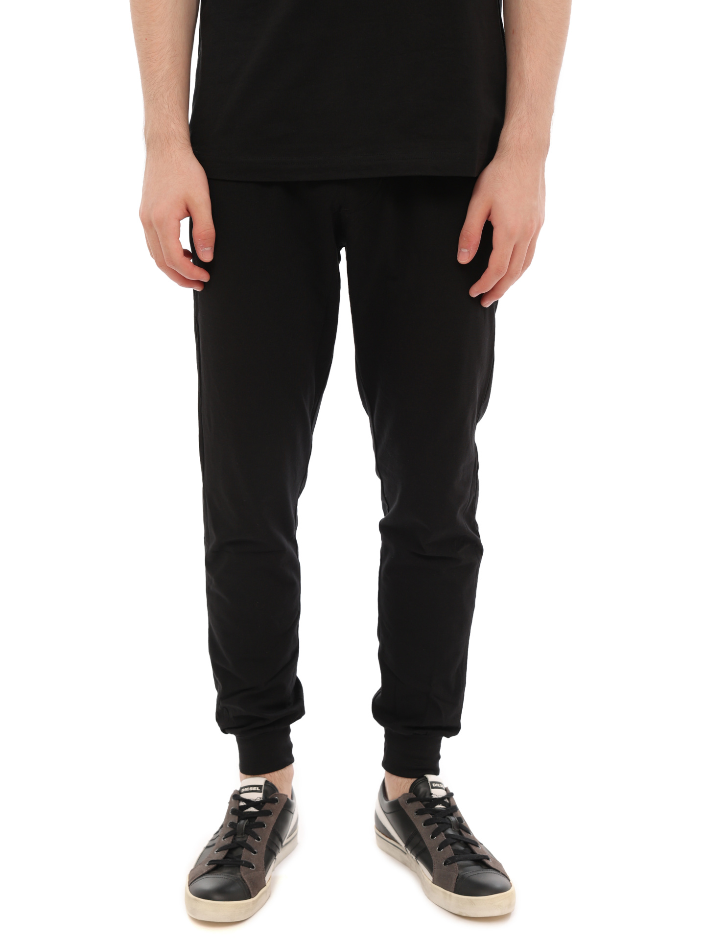 Джоггеры Diesel 00SJ3J0KEAZ900 черные мужские — купить в интернет-магазине Verdistore