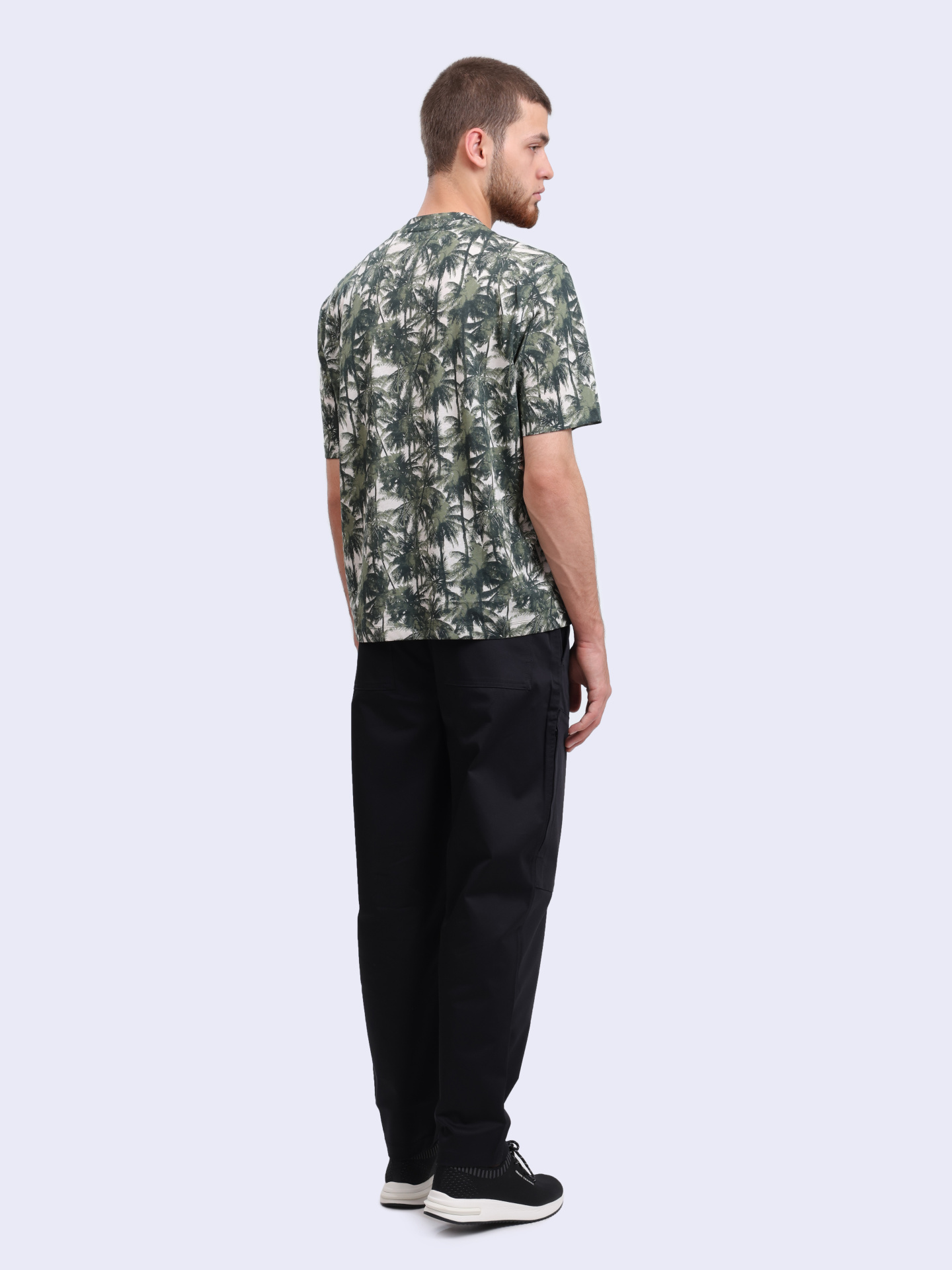 Брюки Armani Exchange 6KZP37 ZNTGZ 1200 черные мужские с накладными карманами — купить в интернет-магазине Verdistore