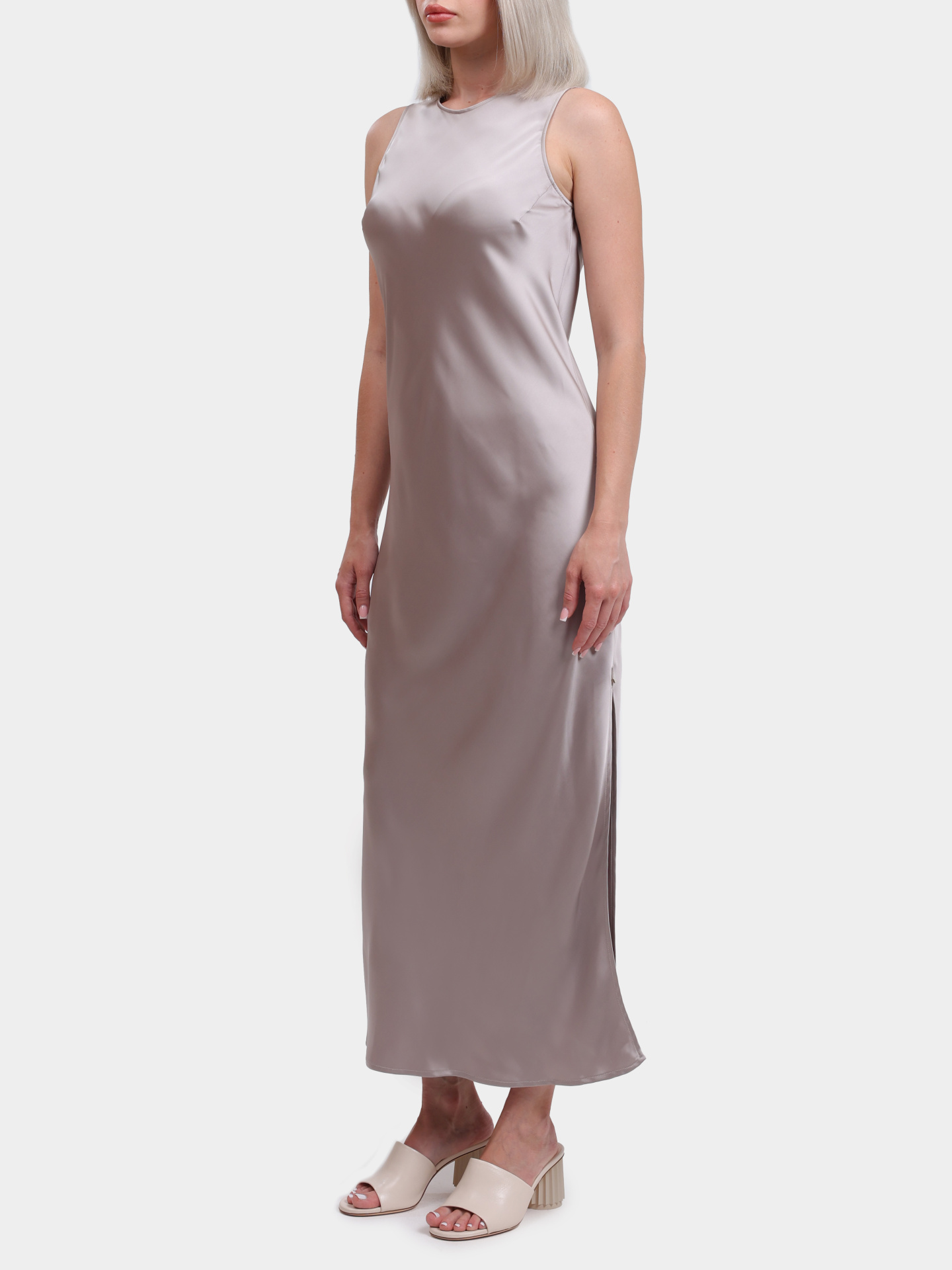 Платье Herno AB000037D 12506 1985 атласное женское — купить в интернет-магазине Verdistore