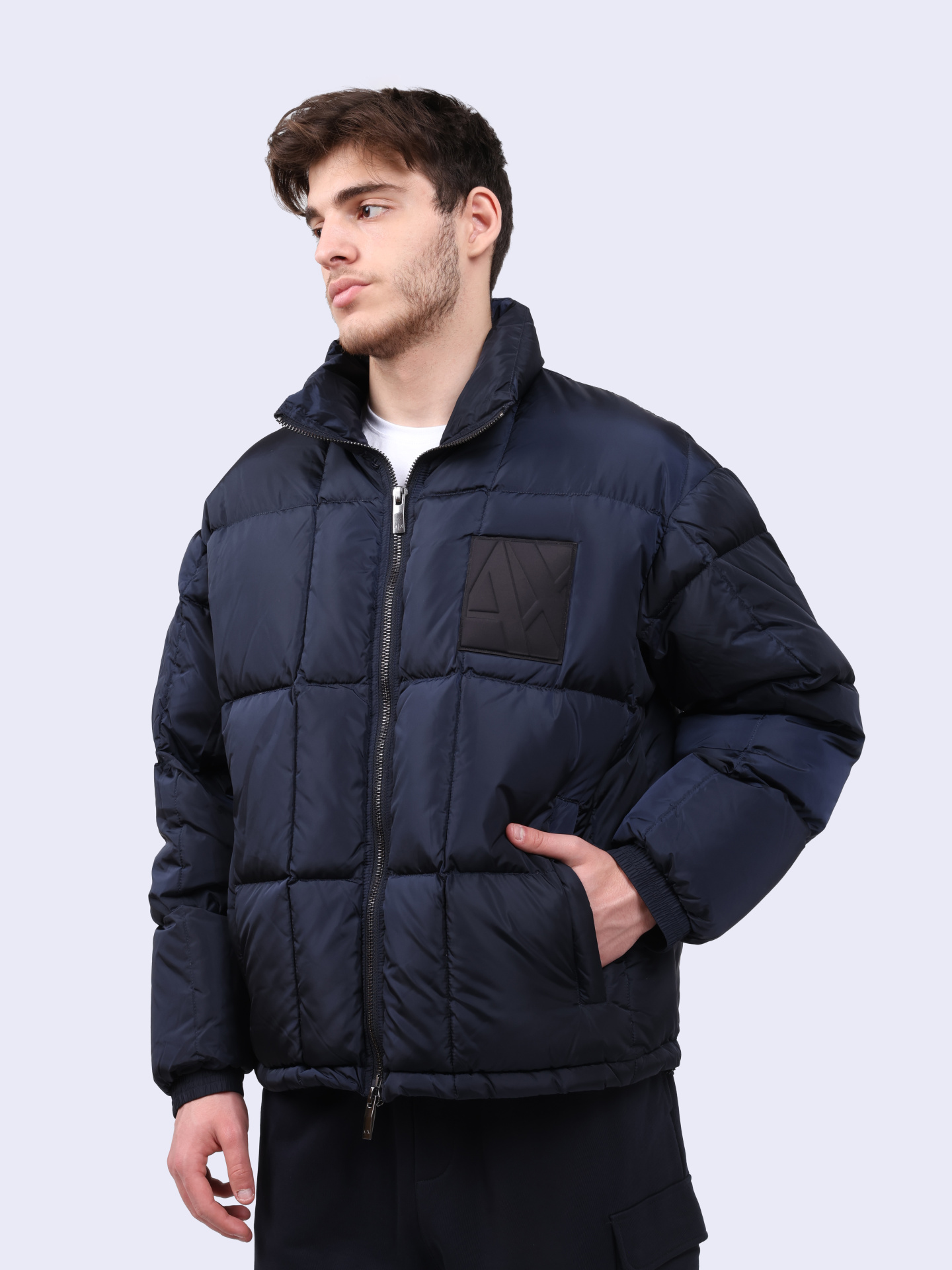 Куртка Armani Exchange 6DZB21 ZN4XZ 1510 темно-синяя мужская — купить в интернет-магазине Verdistore