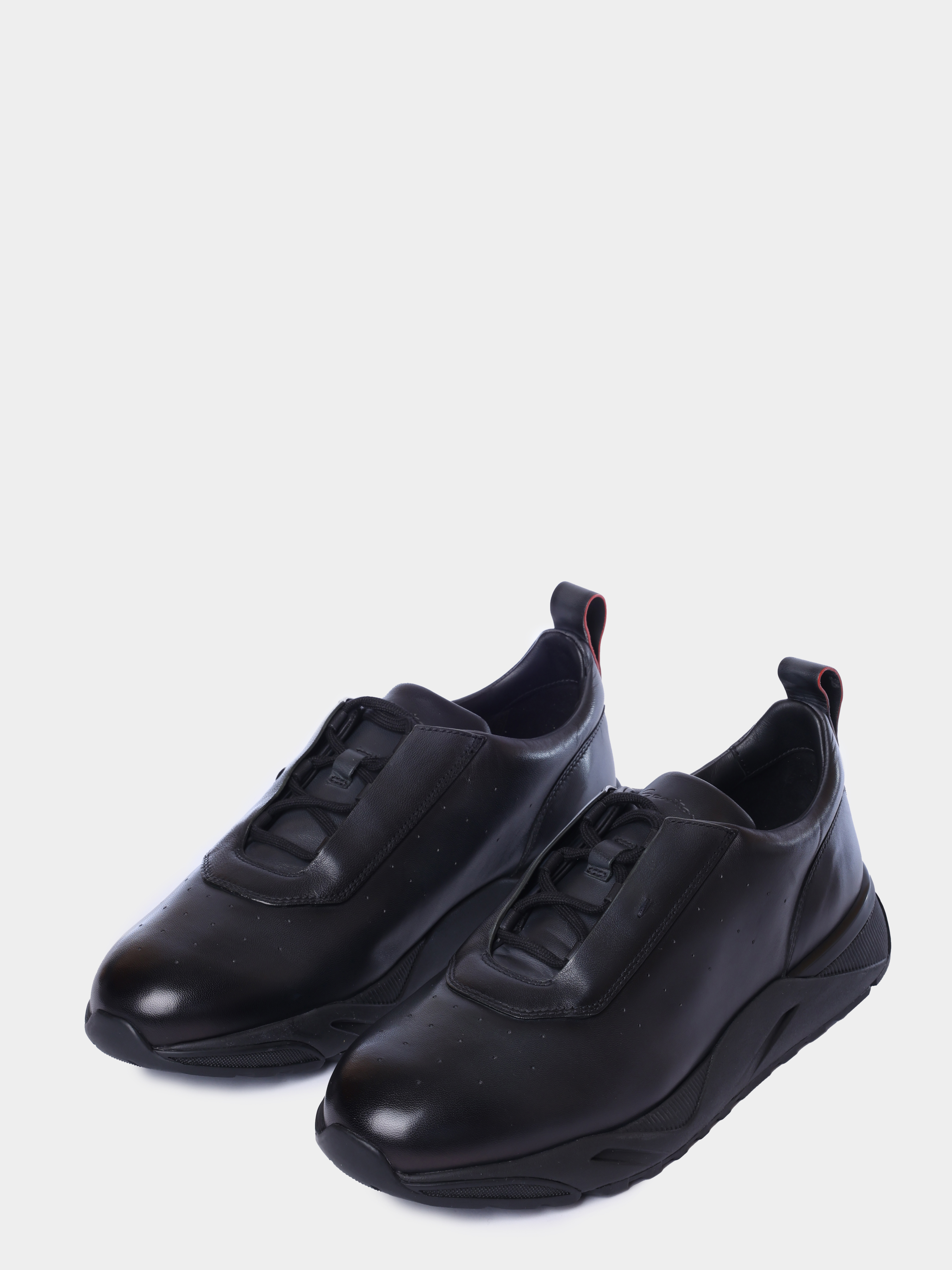 Кроссовки Santoni MBIG22027NERTGONG62 кожаные мужские — купить в интернет-магазине Verdistore