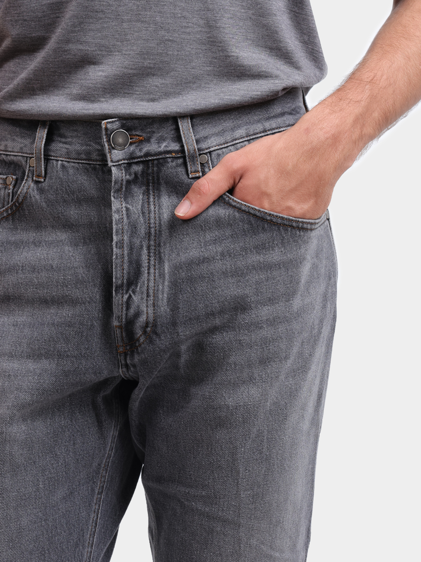 Джинсы IONE 64252 900 серые хлопковые  — купить в интернет-магазине Verdistore