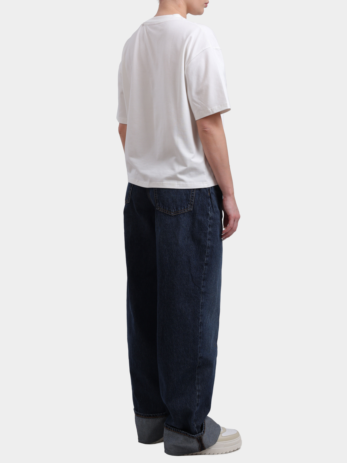 Джинсы Hugo 50542144 430 синие женские с подворотами — купить в интернет-магазине Verdistore