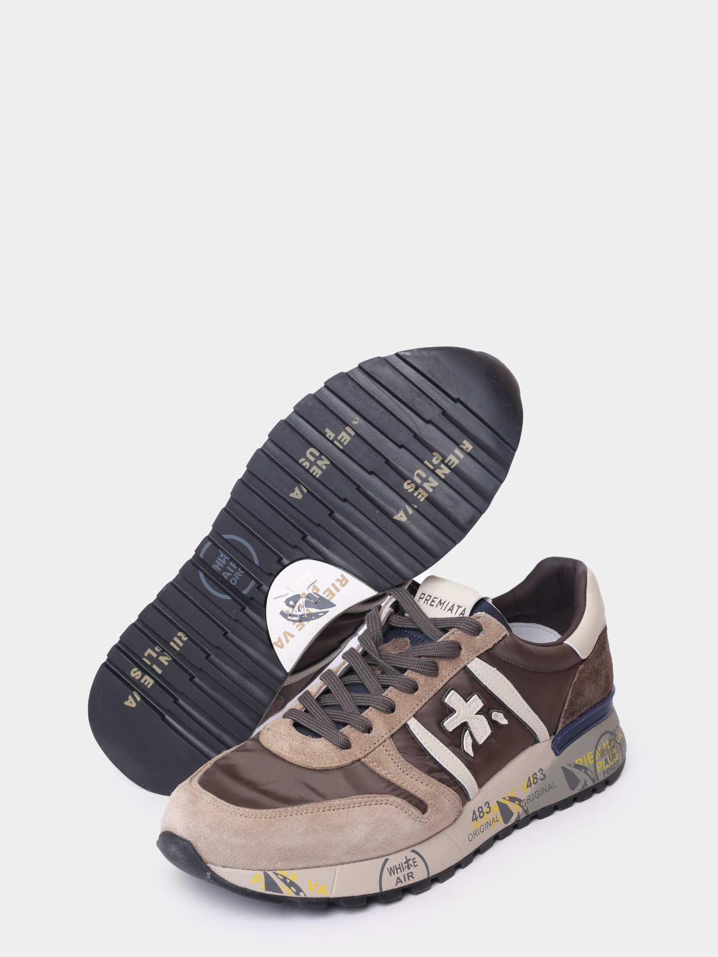 Кроссовки Premiata LANDER VAR 7704 комбинированные мужские  — купить в интернет-магазине Verdistore