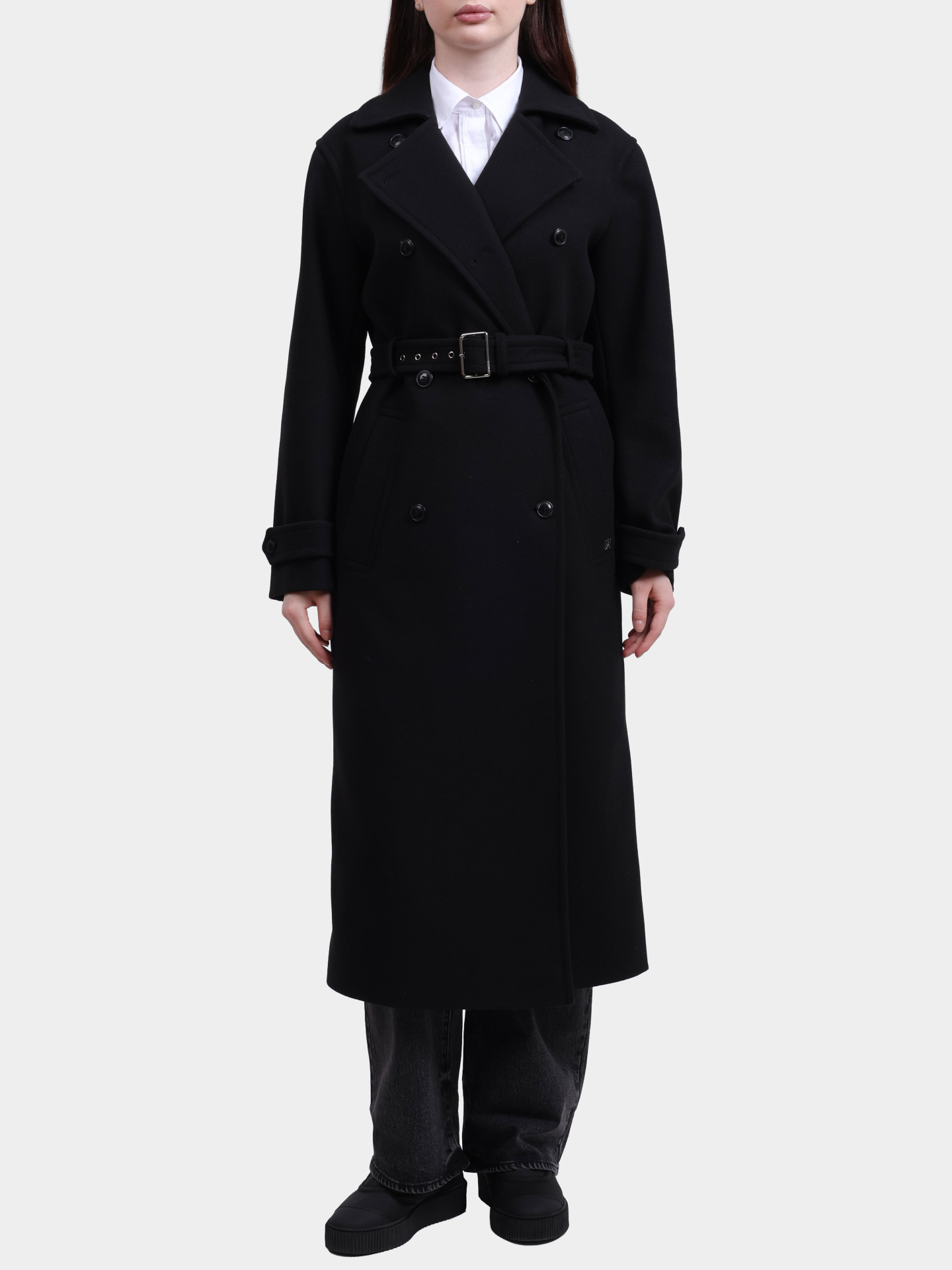 Пальто Hugo 50547616 001 черное женское — купить в интернет-магазине Verdistore