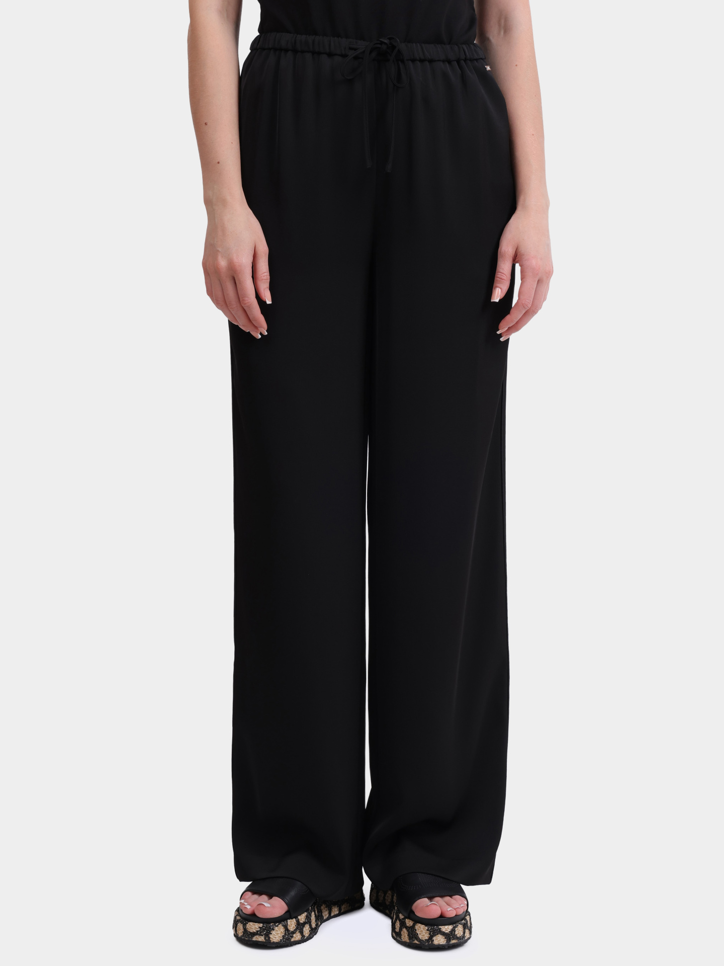 Брюки Armani Exchange XW000143 AF10840 UC001 черные женские — купить в интернет-магазине Verdistore