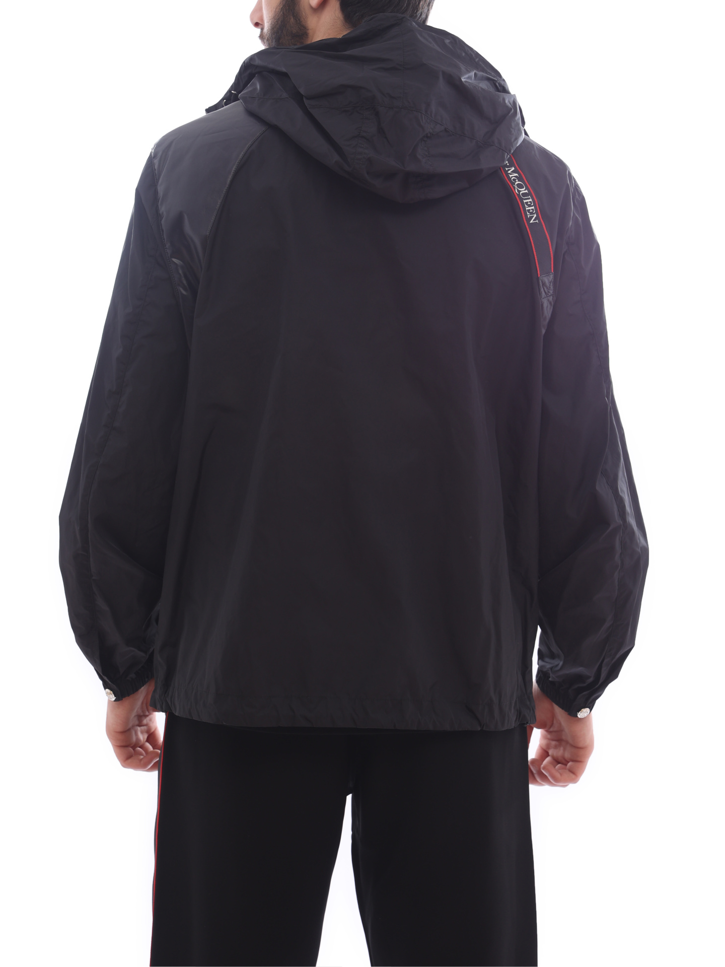 Куртка Alexander McQueen 662324 QRR21 1000 черная мужская — купить в интернет-магазине Verdistore