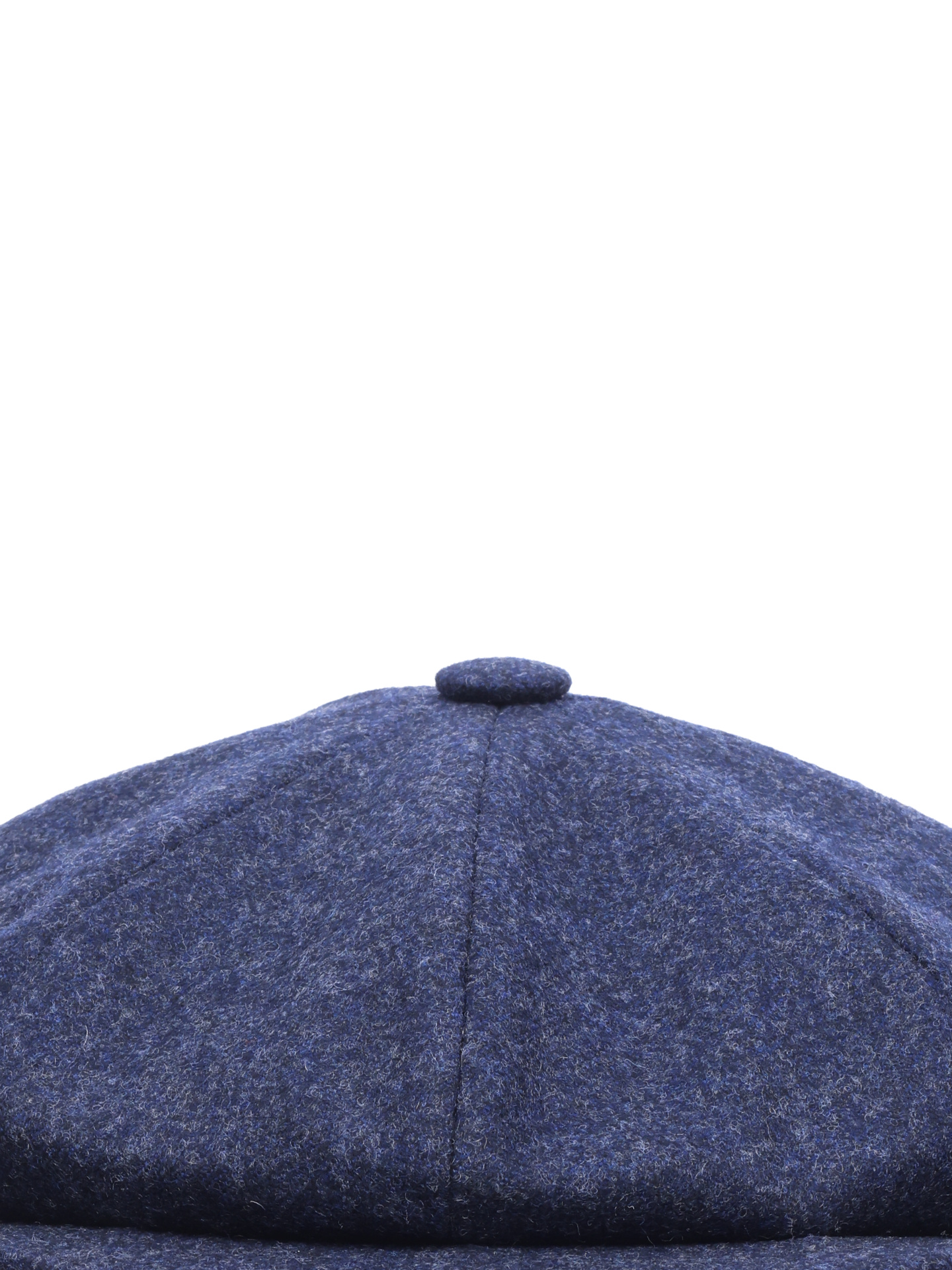Кепка Brunello Cucinelli M038P9945 C2412 синяя мужская из шерсти — купить в интернет-магазине Verdistore