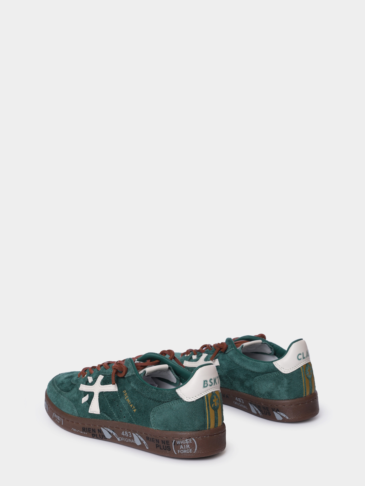 Кеды Premiata BSKTCLAYD VAR 7687 замшевые женские — купить в интернет-магазине Verdistore