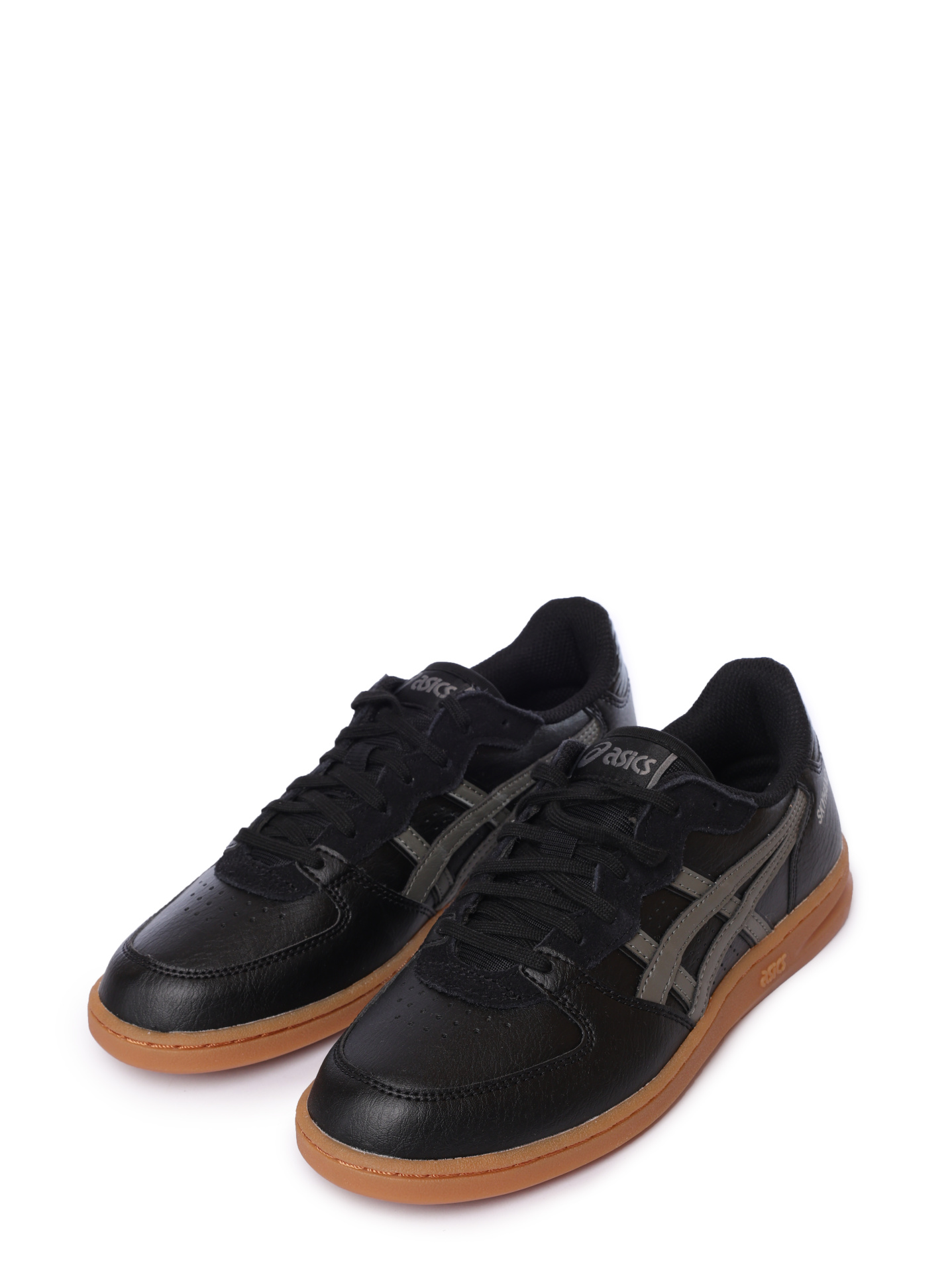 Кеды Asics 1203A451 001 черные женские на коричневой подошве — купить в интернет-магазине Verdistore