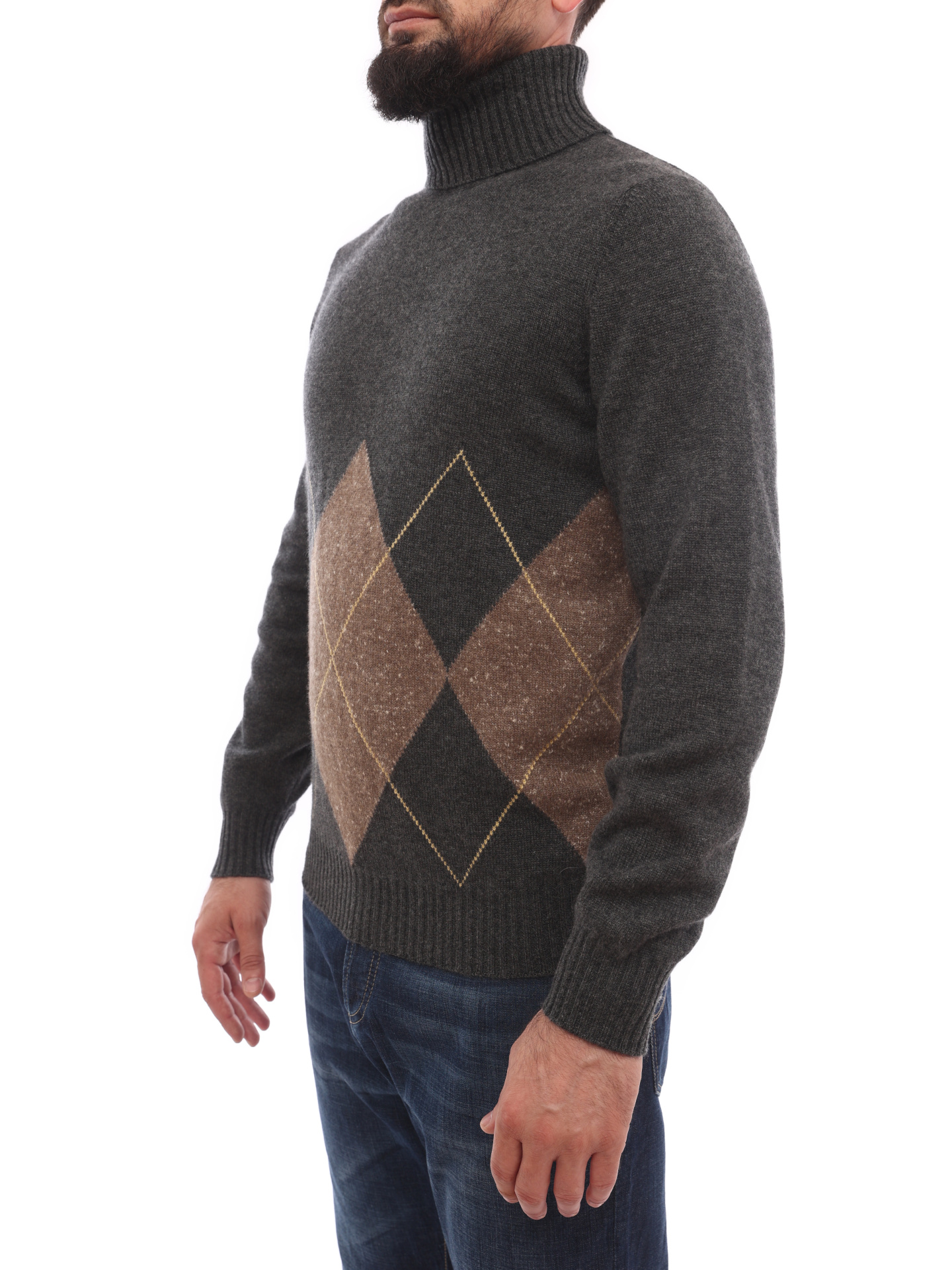 Свитер Brunello Cucinelli M2276803 темно-серый мужской — купить в интернет-магазине Verdistore