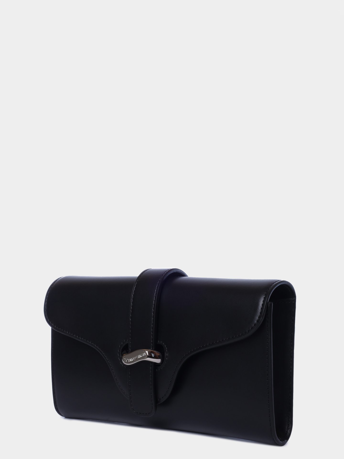 Клатч Emporio Armani EW004420 AF25356 UC001 черный женский с крупной металлической застежкой — купить в интернет-магазине Verdistore