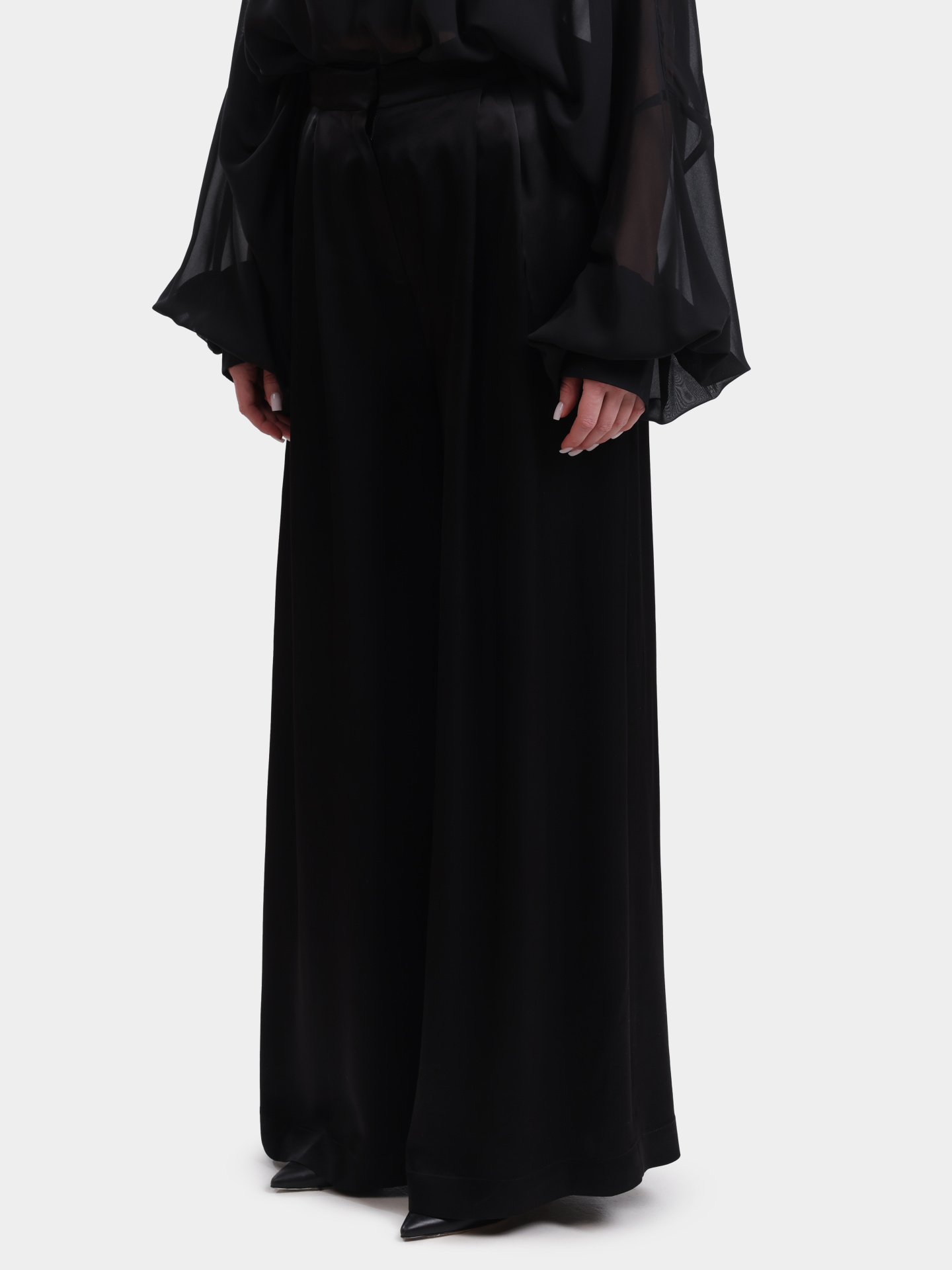 Брюки 105716 A1Y5 Z99 черные женские  — купить в интернет-магазине Verdistore