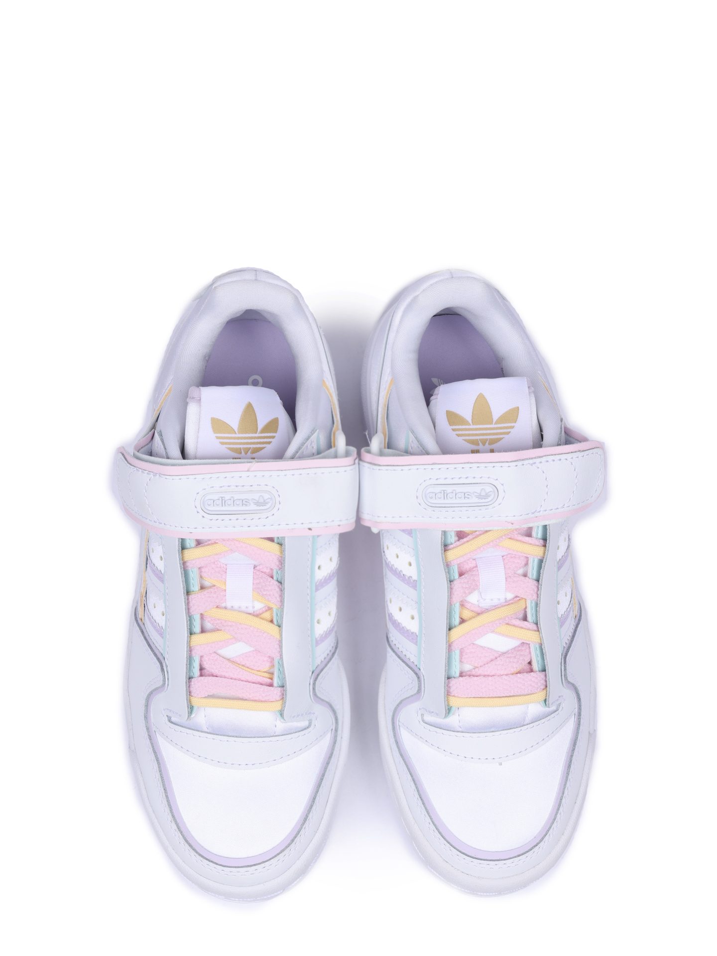Кроссовки Adidas Forum Plus H05123 белые женские на липучке — купить в интернет-магазине Verdistore