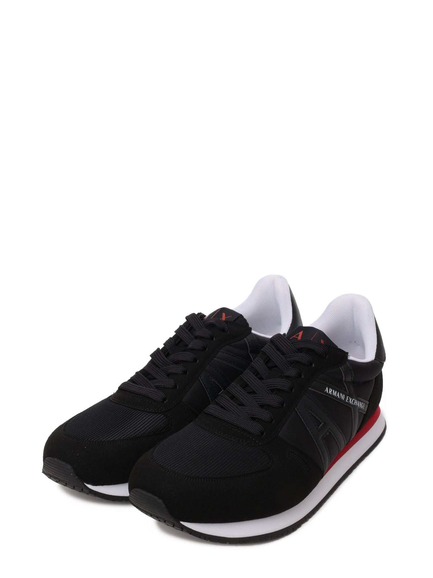 Кроссовки Armani Exchange XUX017 XCC68 00002 текстильные мужские с логотипом — купить в интернет-магазине Verdistore