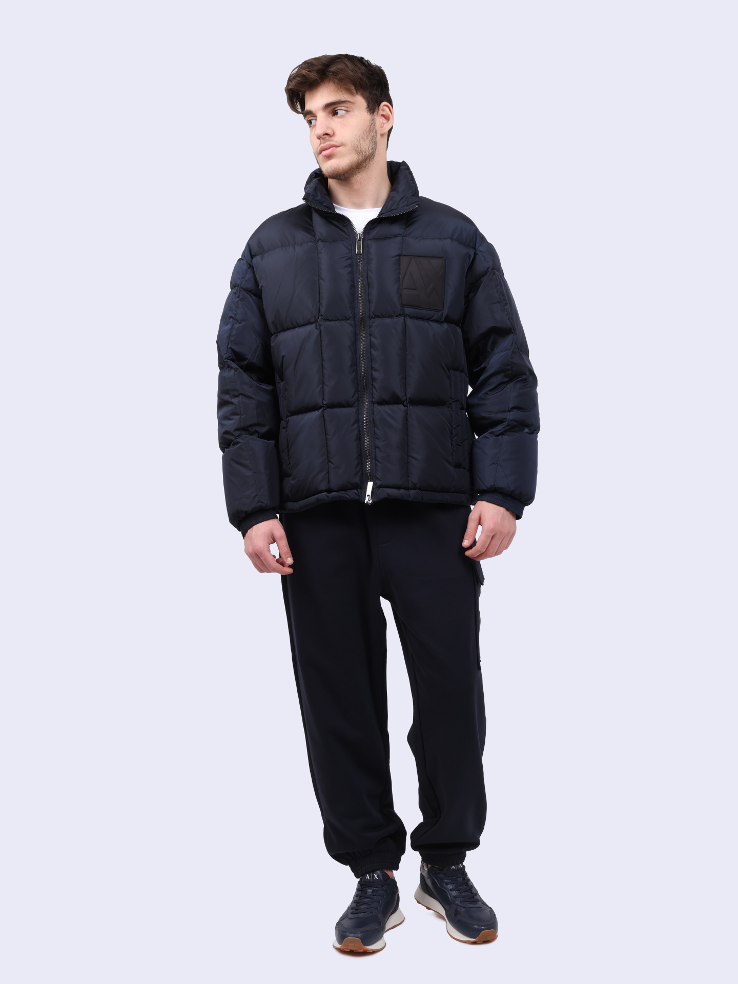 Куртка Armani Exchange 6DZB21 ZN4XZ 1510 темно-синяя мужская — купить в интернет-магазине Verdistore