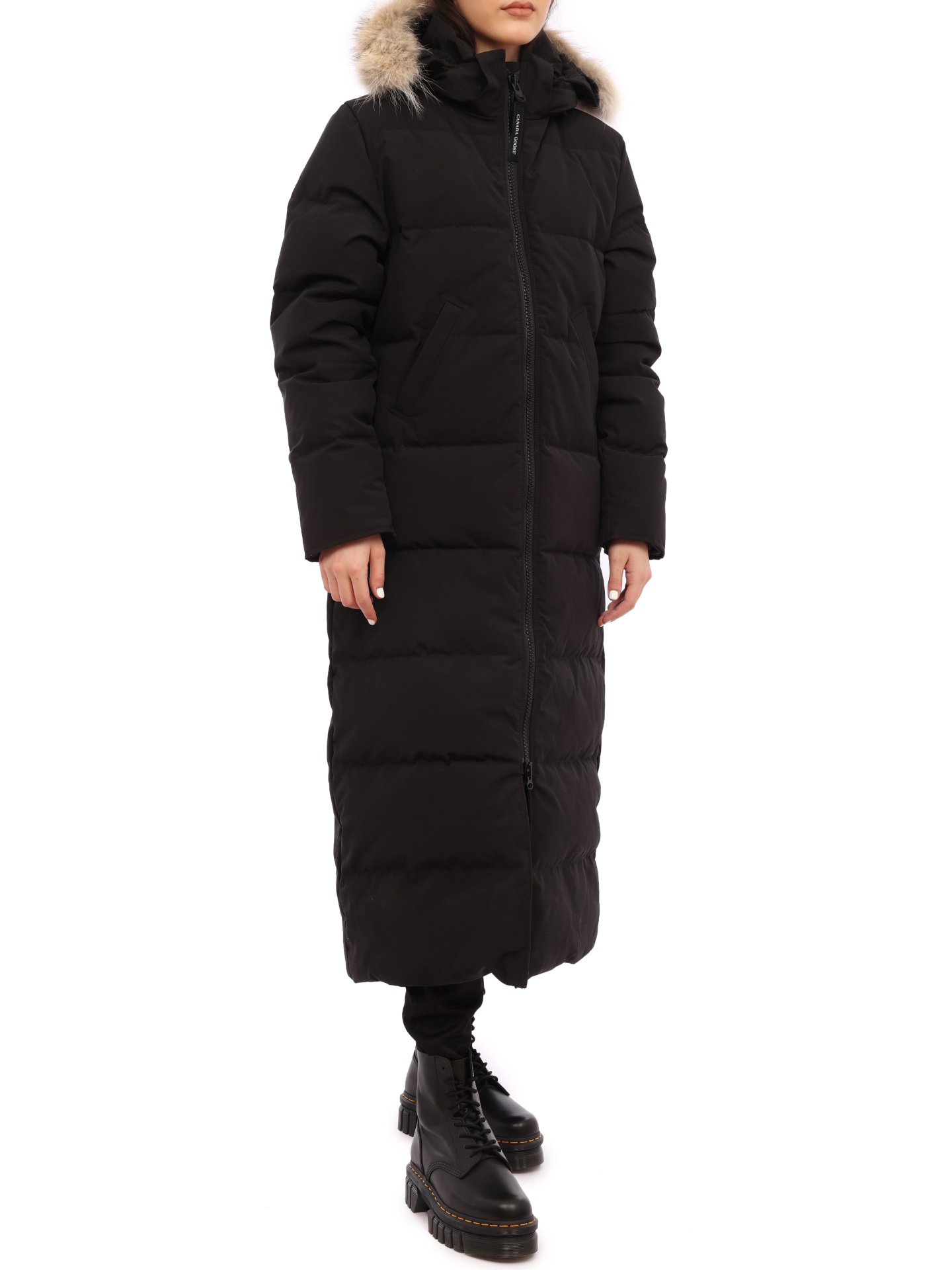 Пуховик Canada Goose 3035L черный женский — купить в интернет-магазине Verdistore