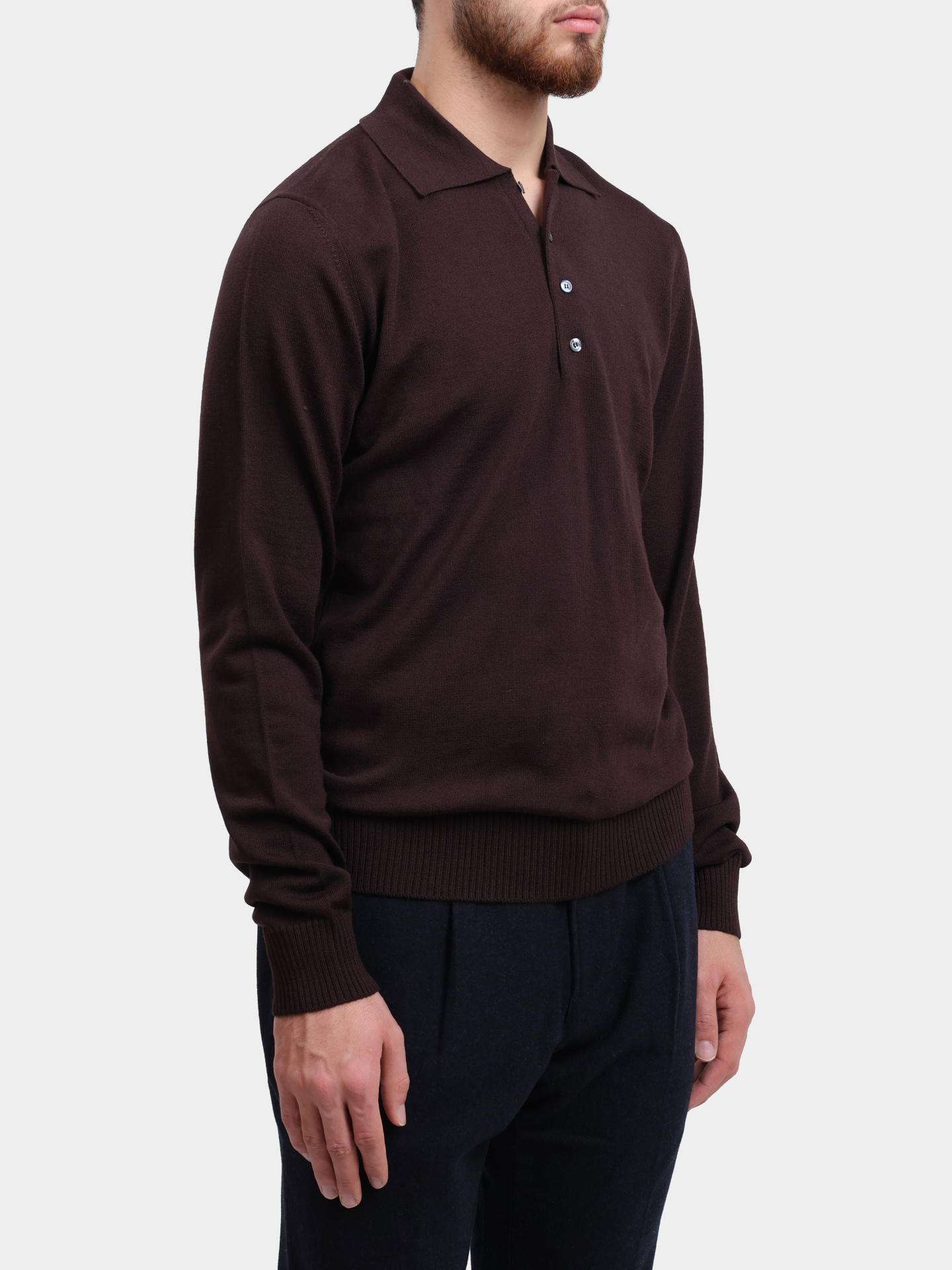 Поло Alpha Studio AU-3013B 1019 шерстяное мужское — купить в интернет-магазине Verdistore