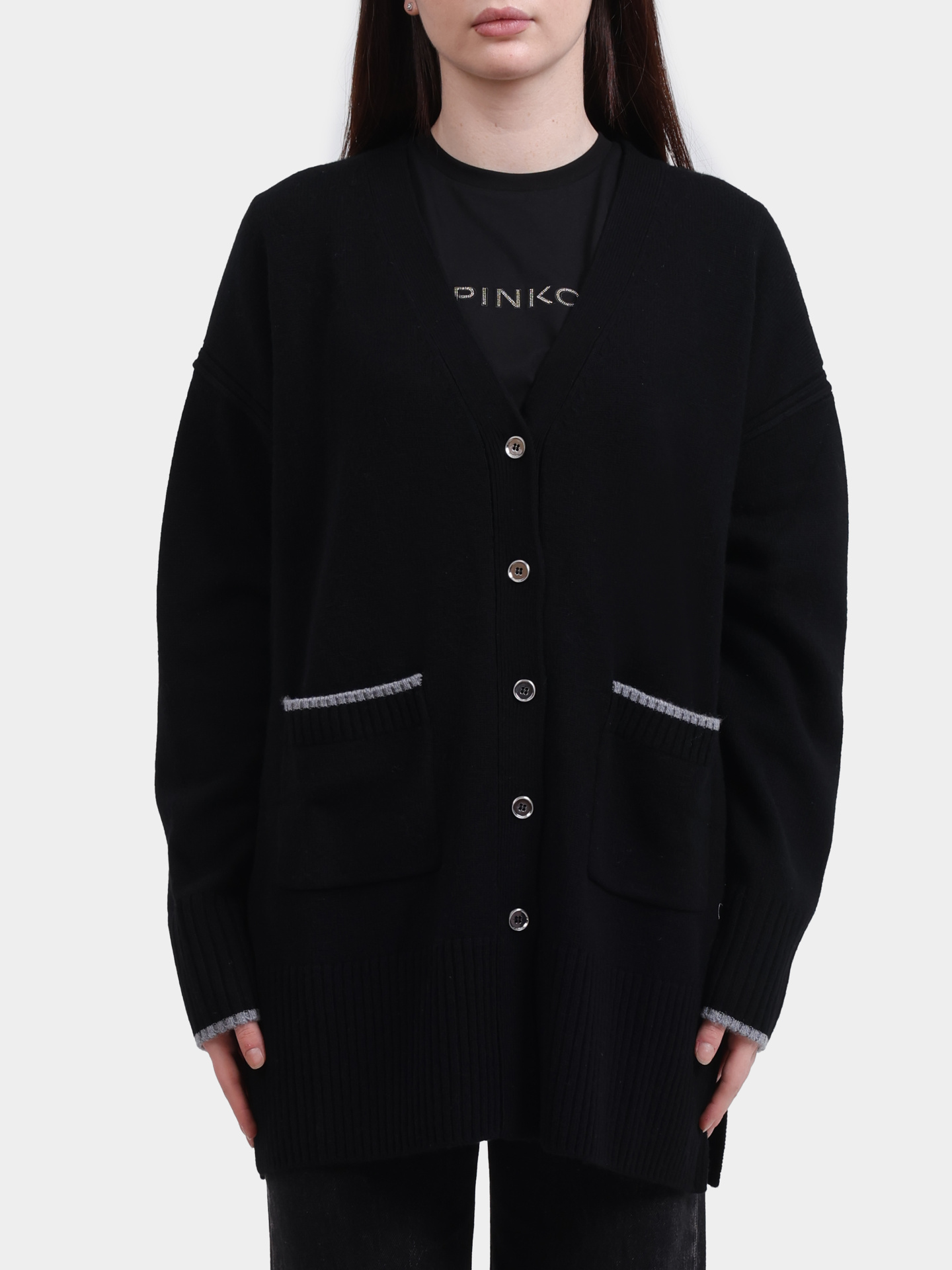 Кардиган Pinko 105451 A2Q9 Z99 шерстяной женский — купить в интернет-магазине Verdistore