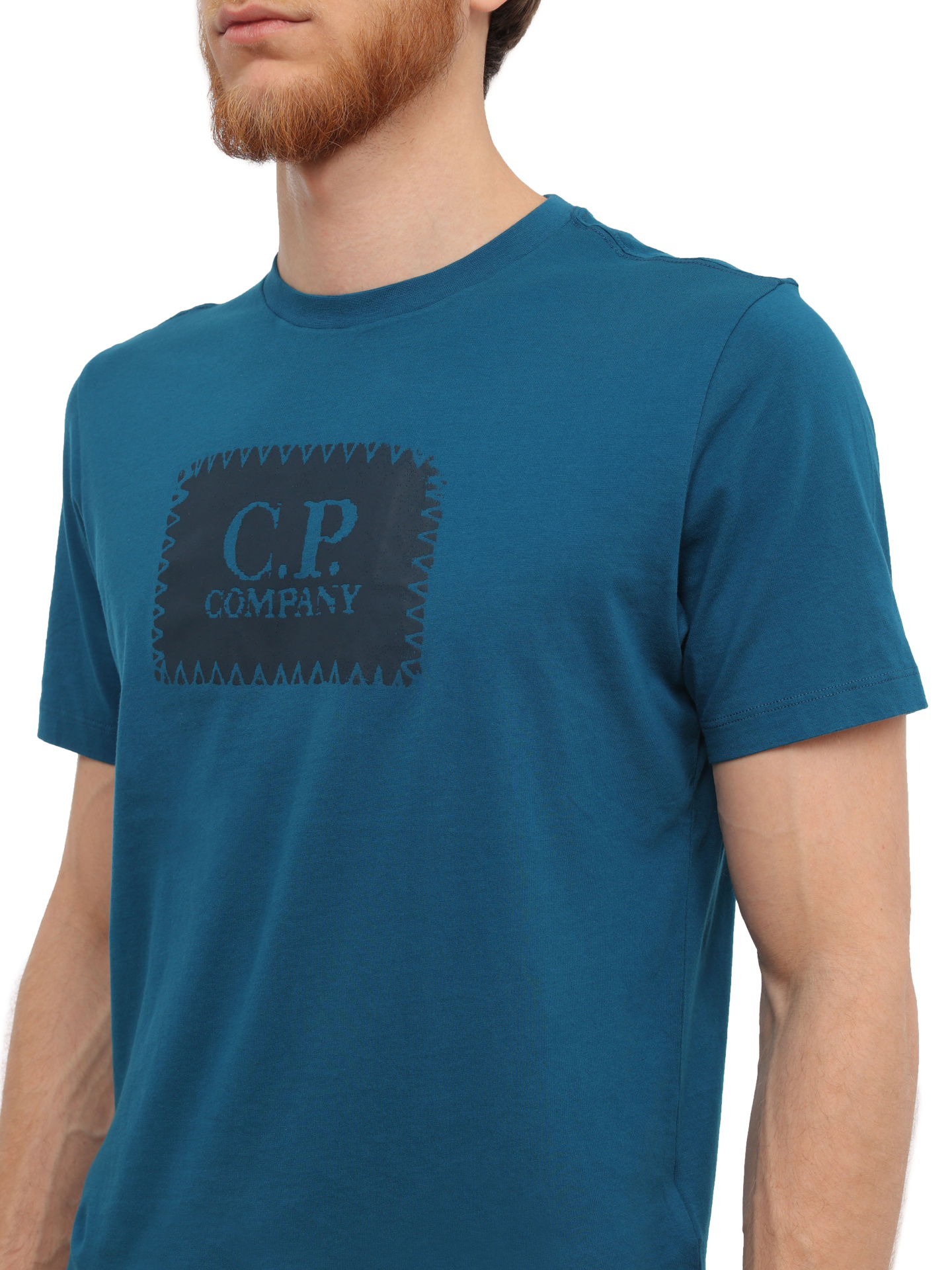 Футболка C.P. Company 16CMTS042A-005100W 848 хлопковая мужская — купить в интернет-магазине Verdistore