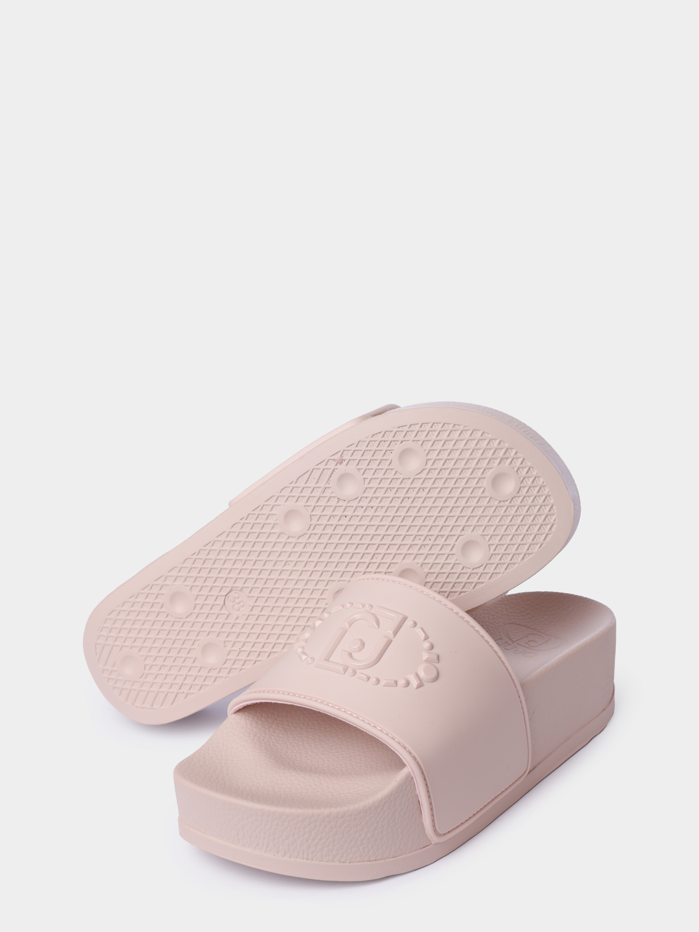 Шлепанцы Liu-Jo MYKONOS 01 BA6077EX02851315 бежевые женские — купить в интернет-магазине Verdistore