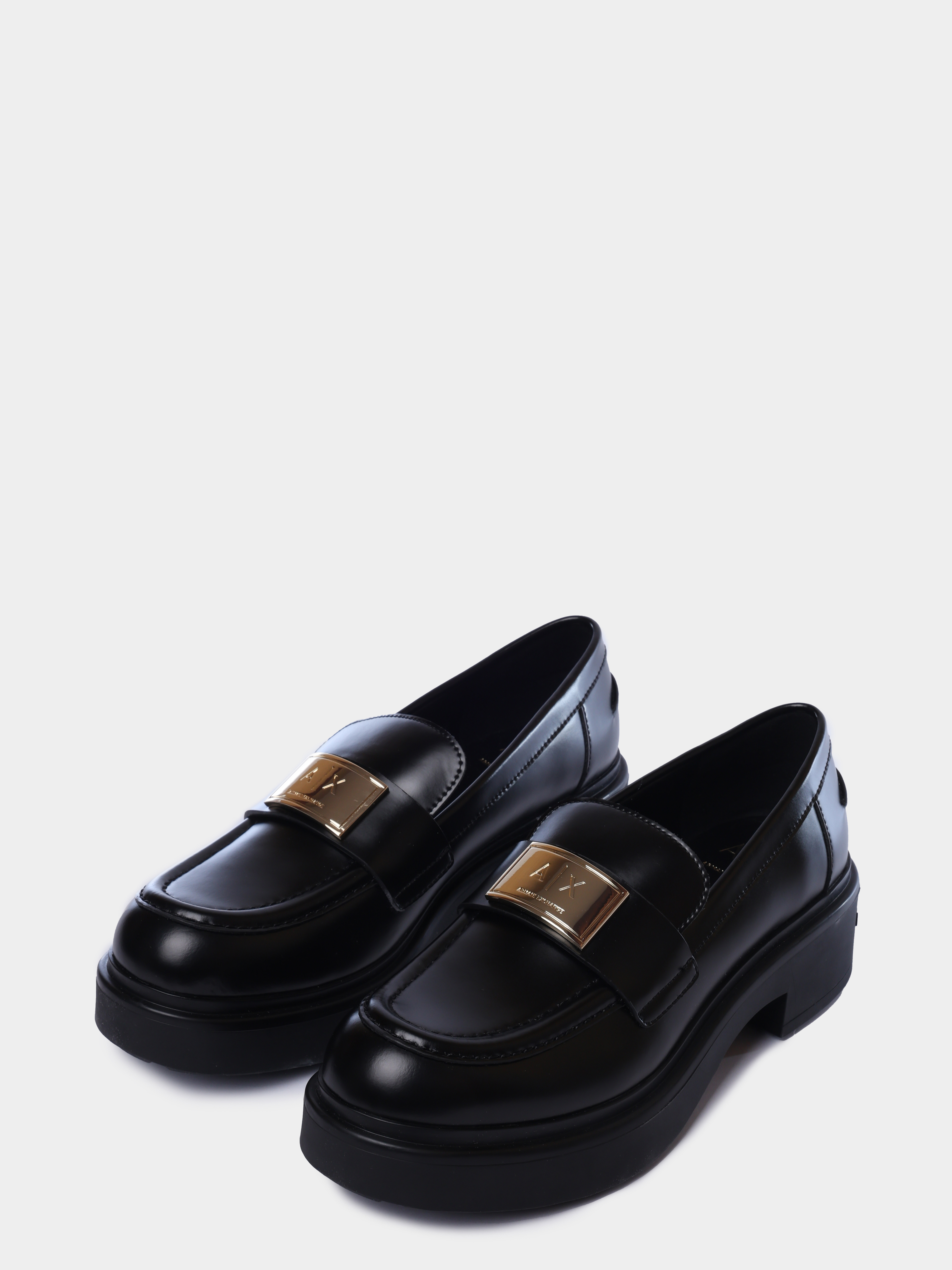 Лоферы Armani Exchange XW003095 AF11912 UC001 черные женские — купить в интернет-магазине Verdistore