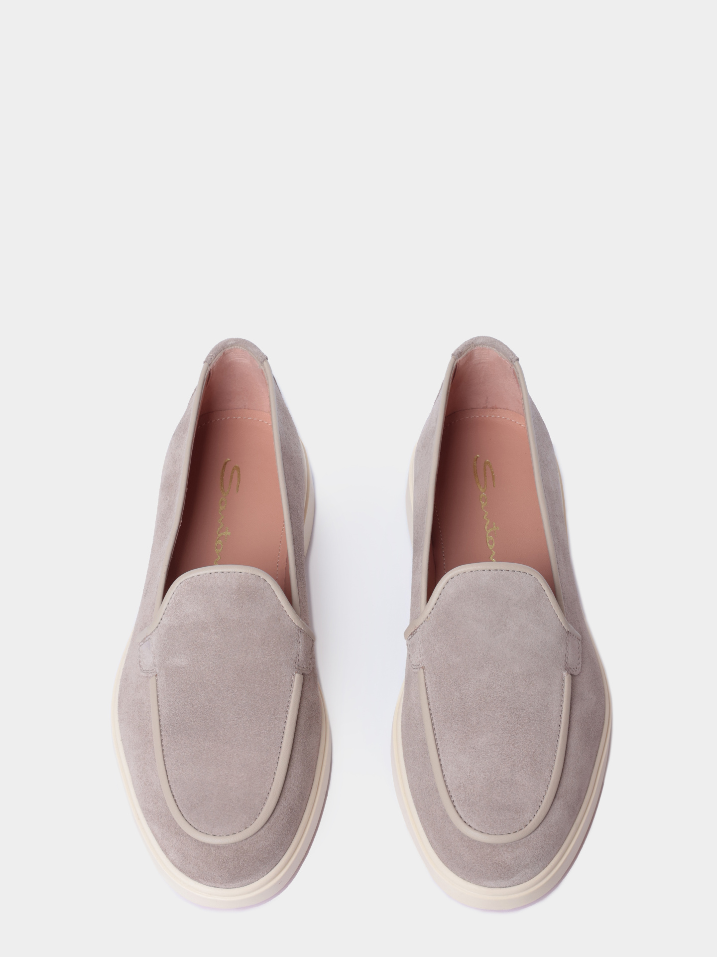 Лоферы Santoni WUYG72027TISNORBM45 замшевые женские — купить в интернет-магазине Verdistore